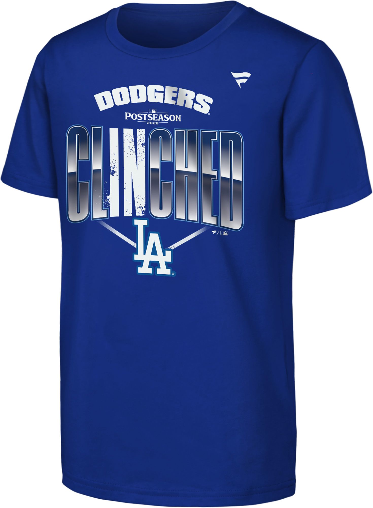 MLB Team Apparel Youth Los Angeles Dodgers Postseason Participant 2026 Locker Room T-Shirt