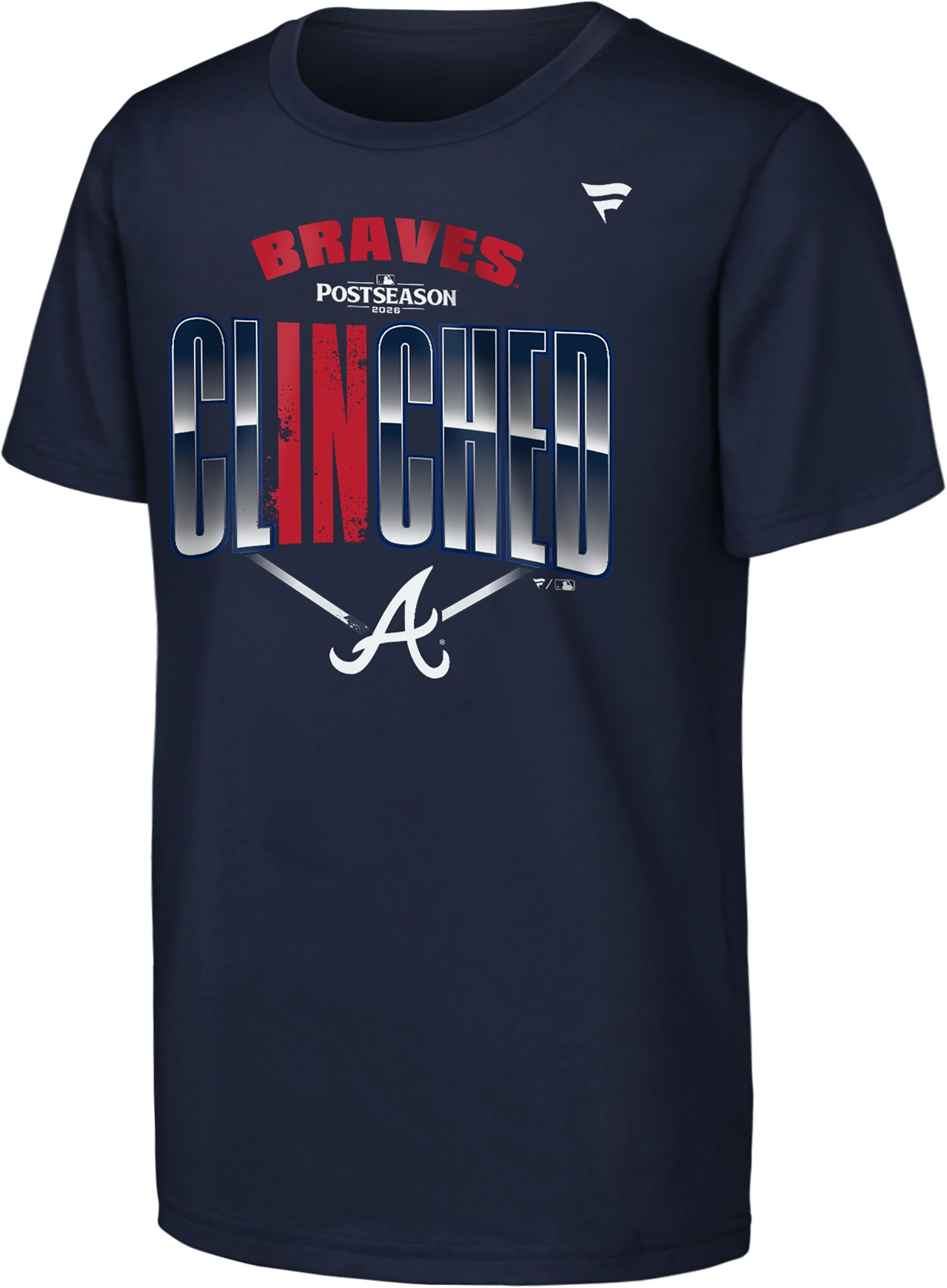 MLB Team Apparel Youth Atlanta Braves Postseason Participant 2026 Locker Room T-Shirt