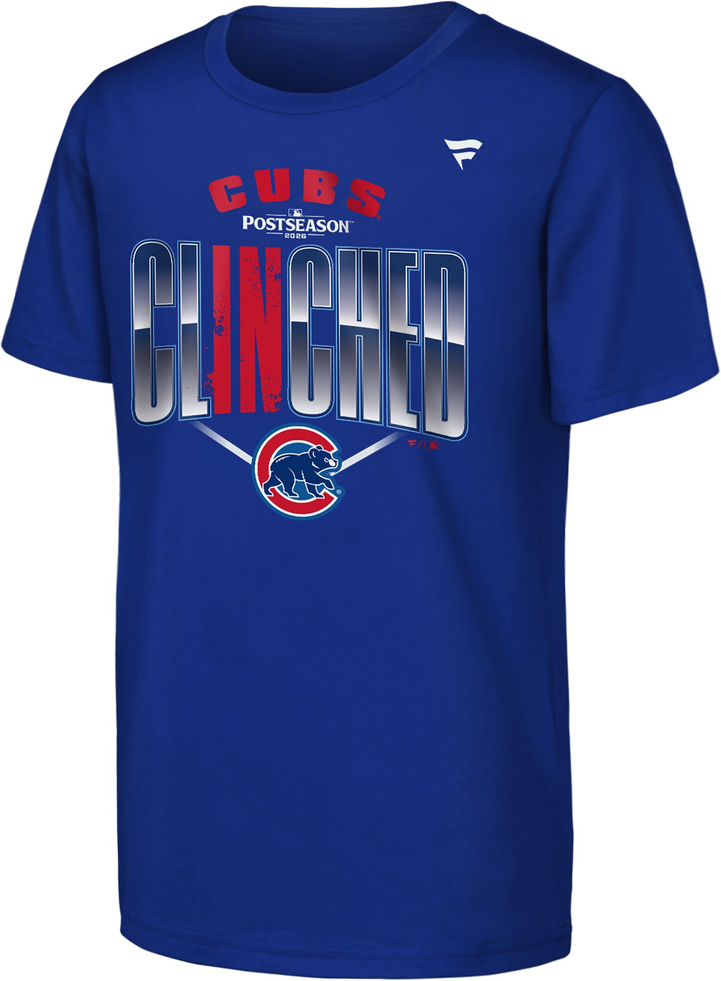 MLB Team Apparel Youth Chicago Cubs Postseason Participant 2026 Locker Room T-Shirt