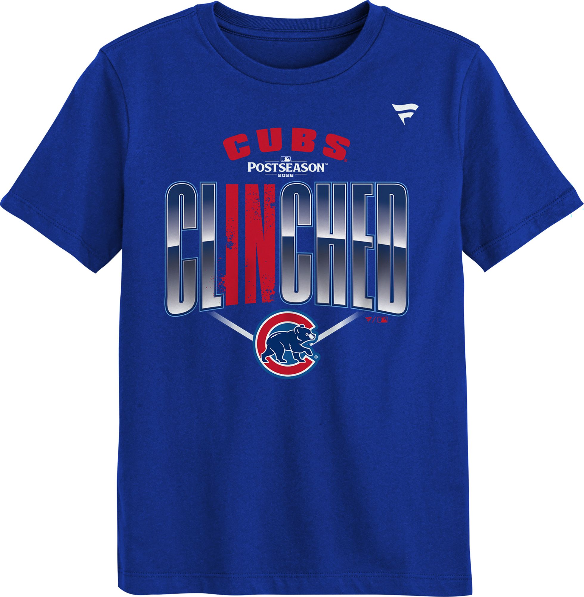 MLB Team Apparel Boys' Chicago Cubs Postseason Participant 2026 Locker Room T-Shirt