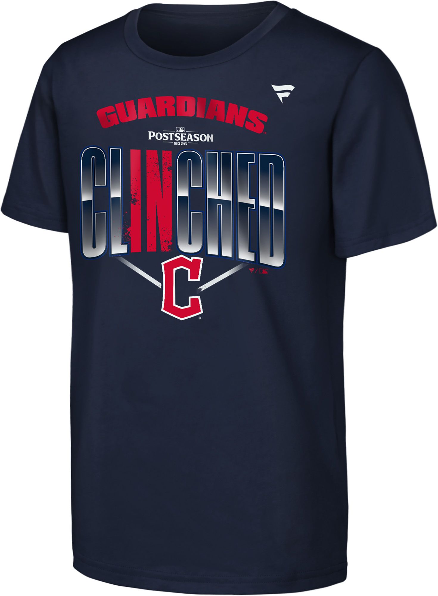MLB Team Apparel Youth Cleveland Guardians Postseason Participant 2026 Locker Room T-Shirt