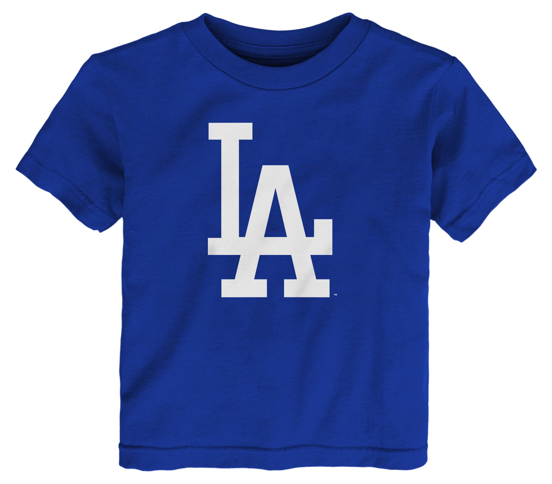 MLB Team Apparel Toddler Los Angeles Dodgers Royal Logo Cotton T-Shirt