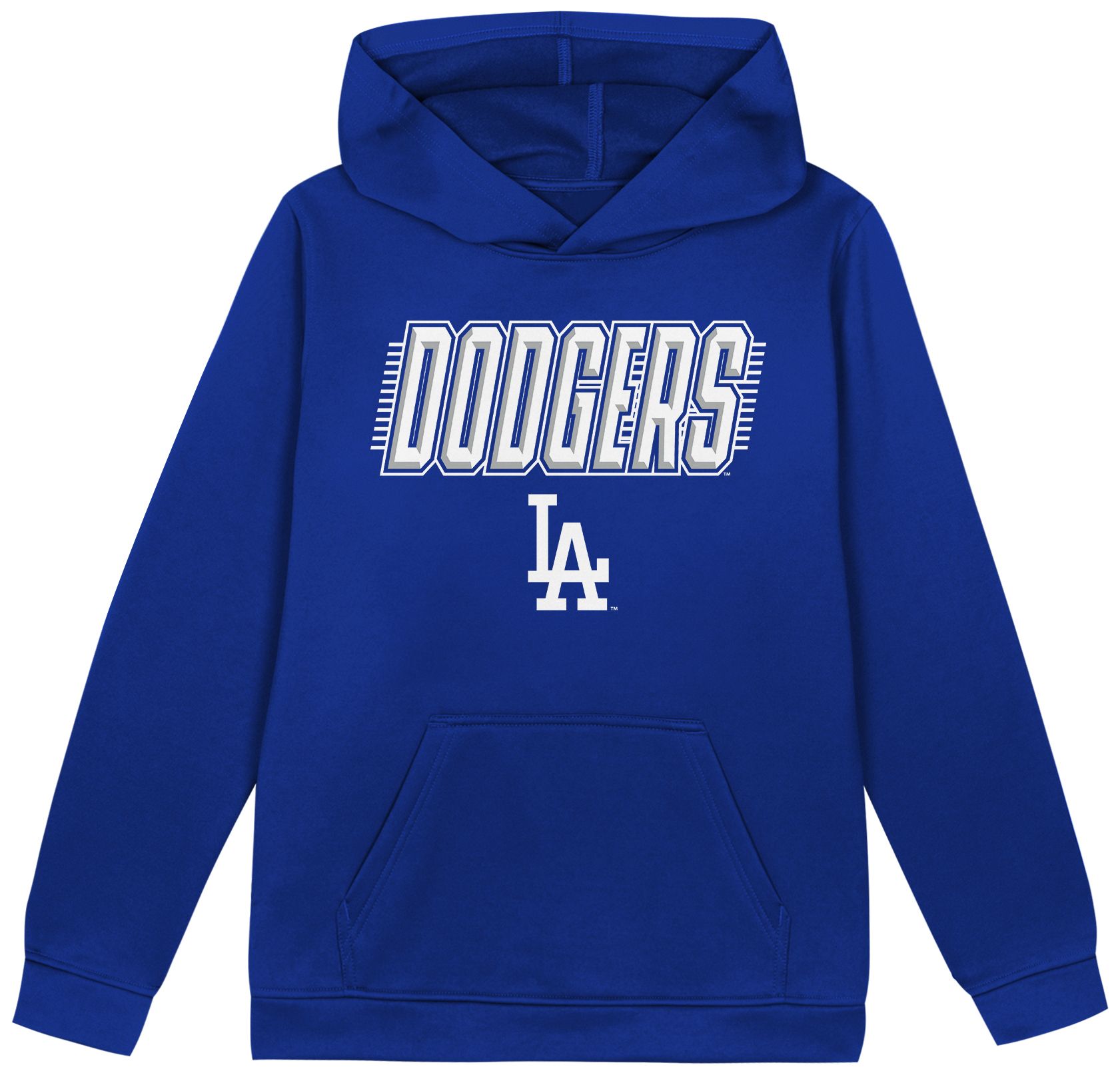 MLB Team Apparel Boys' Los Angeles Dodgers Sack Party Hoodie