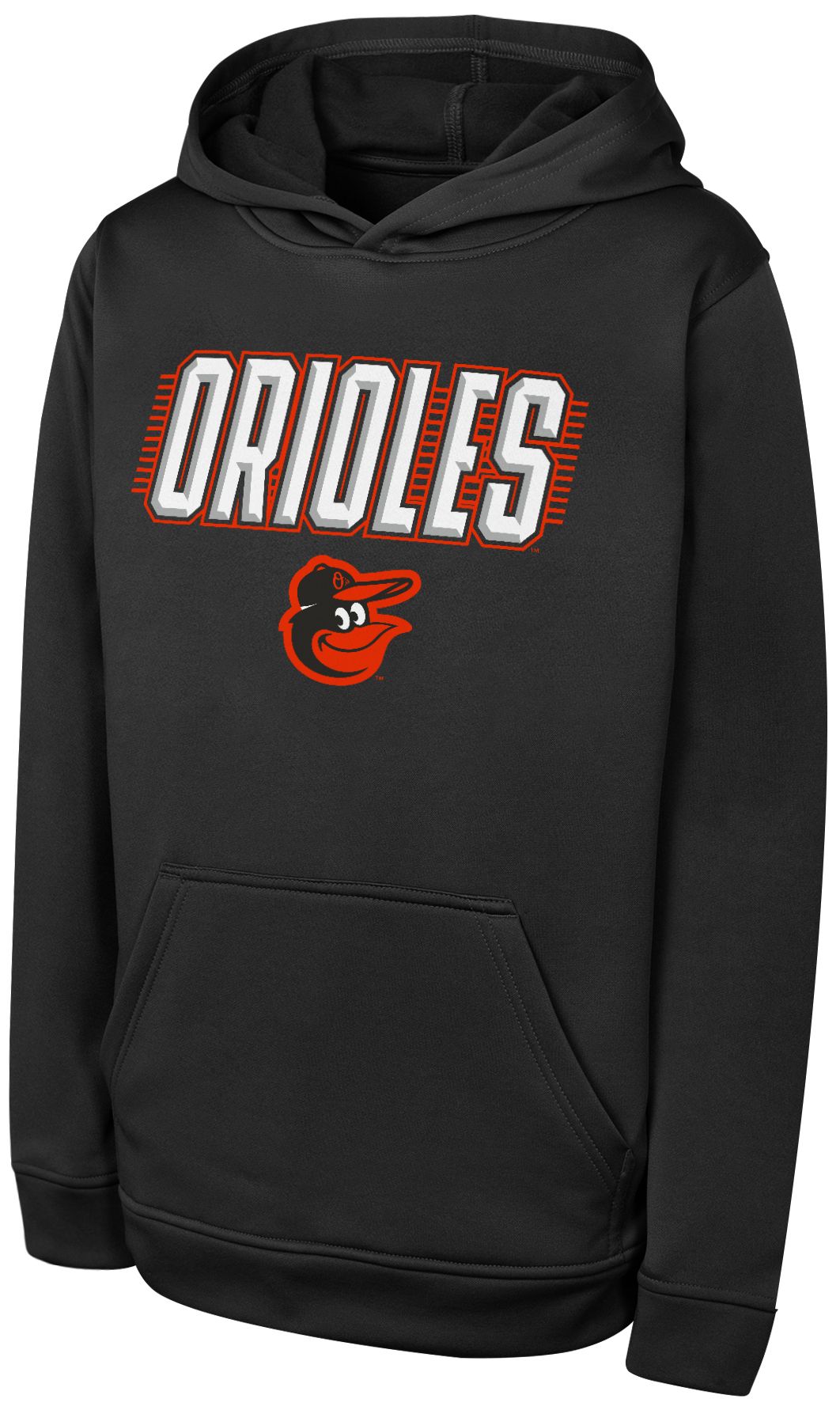 MLB Team Apparel Youth Baltimore Orioles Sack Party Hoodie