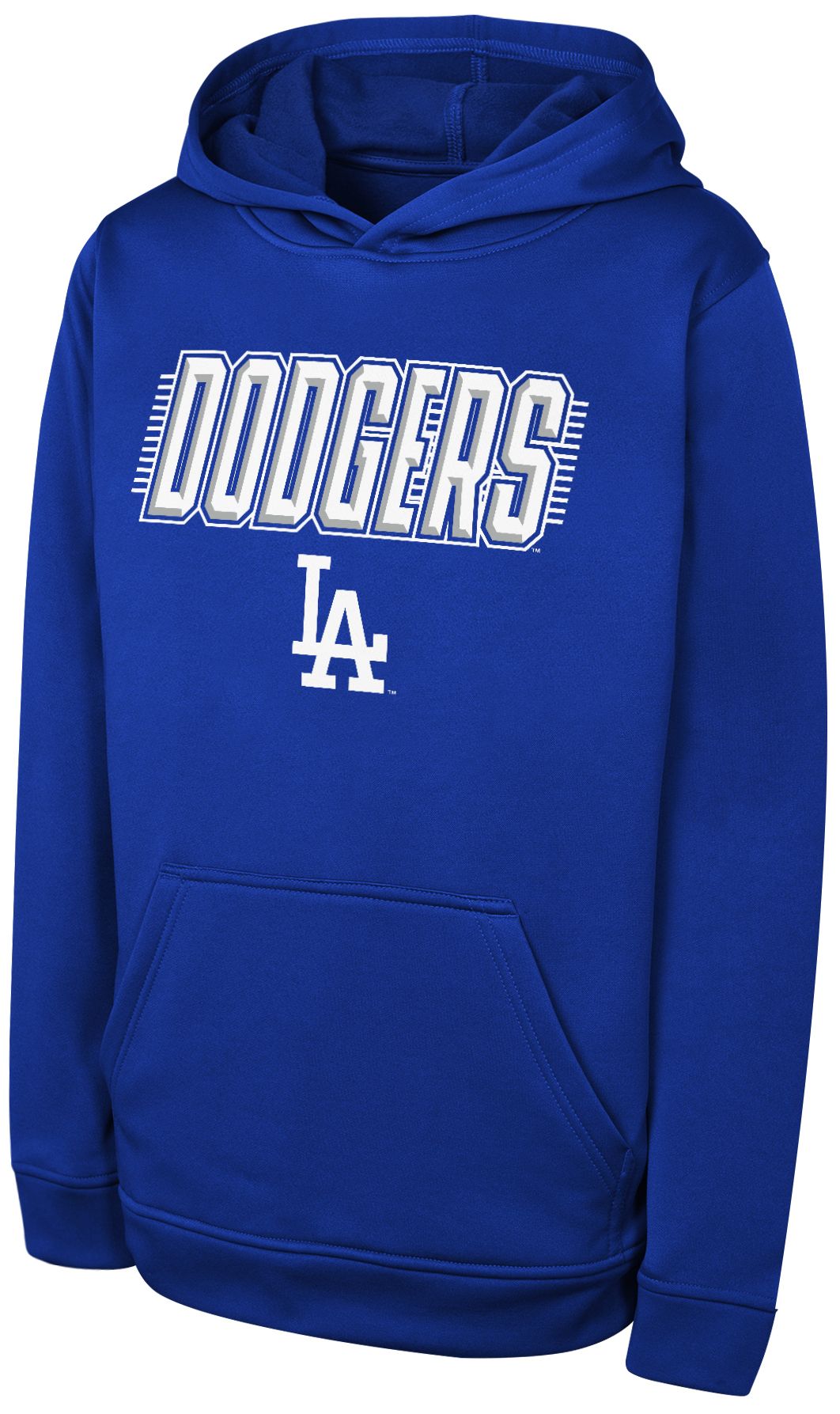 MLB Team Apparel Youth Los Angeles Dodgers Sack Party Hoodie
