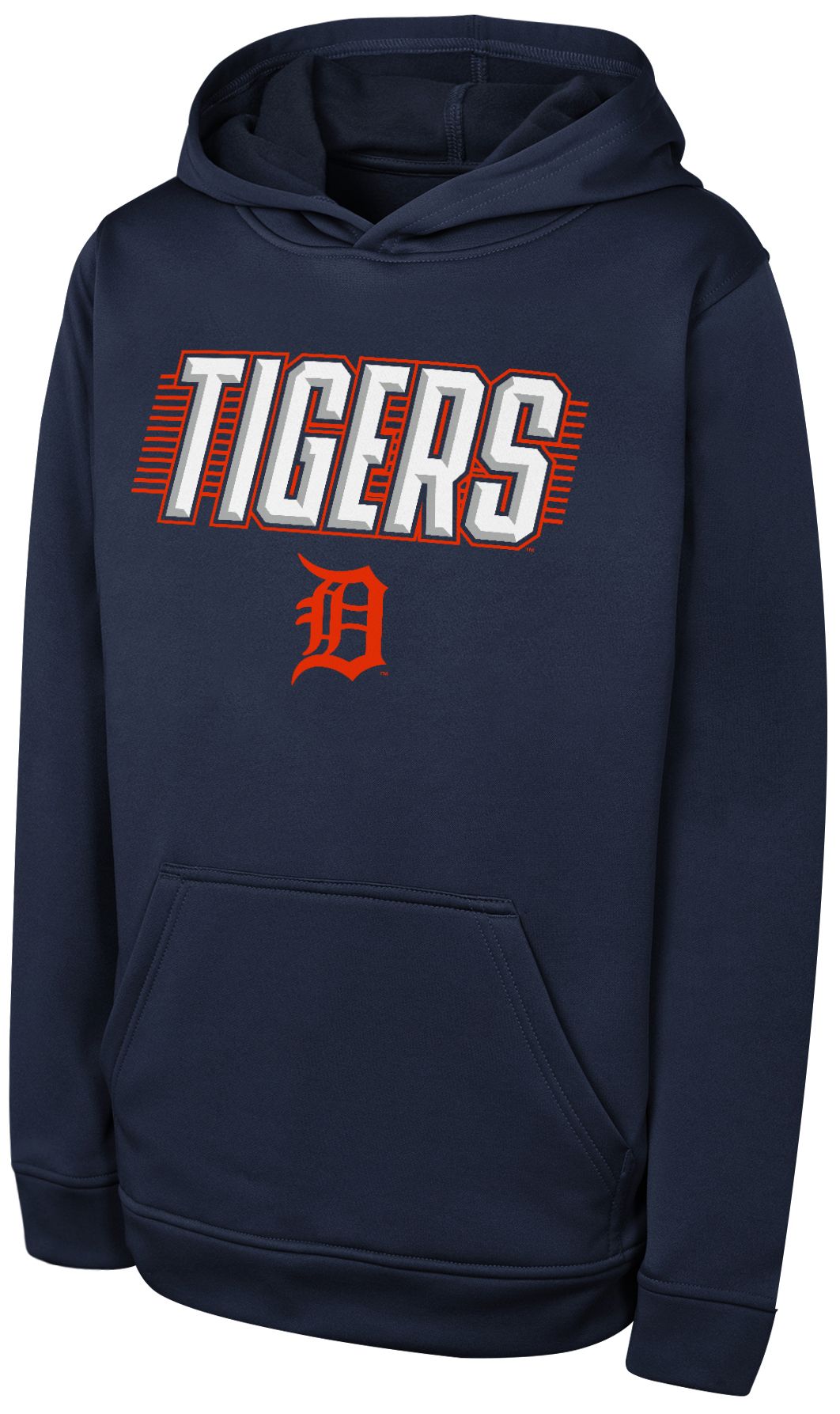 MLB Team Apparel Youth Detroit Tigers Sack Party Hoodie