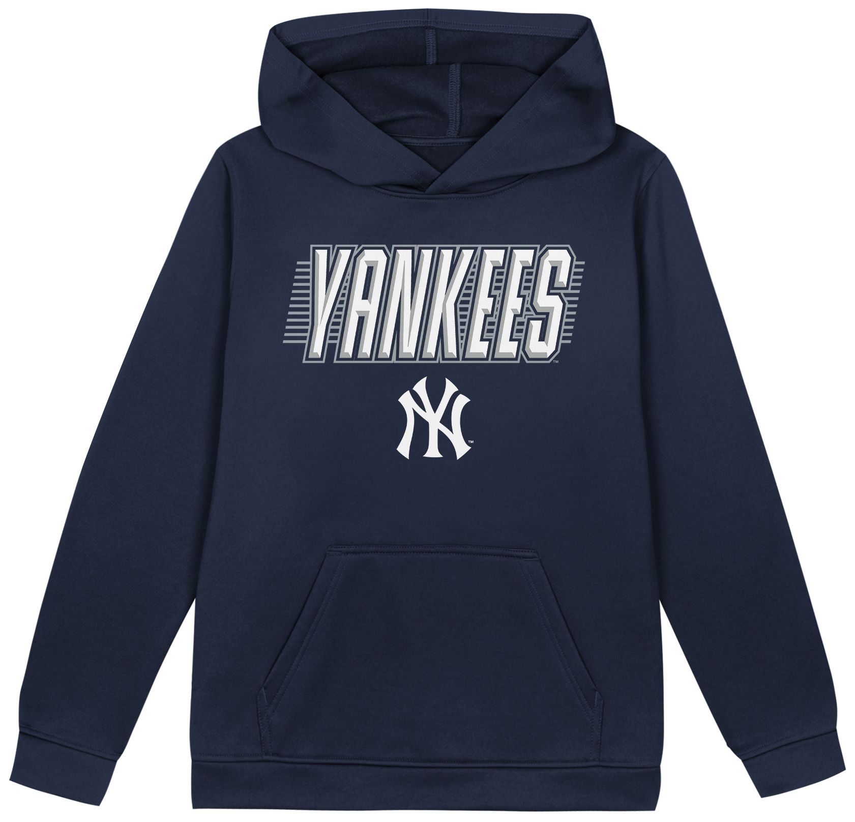 MLB Team Apparel Boys' New York Yankees Sack Party Hoodie