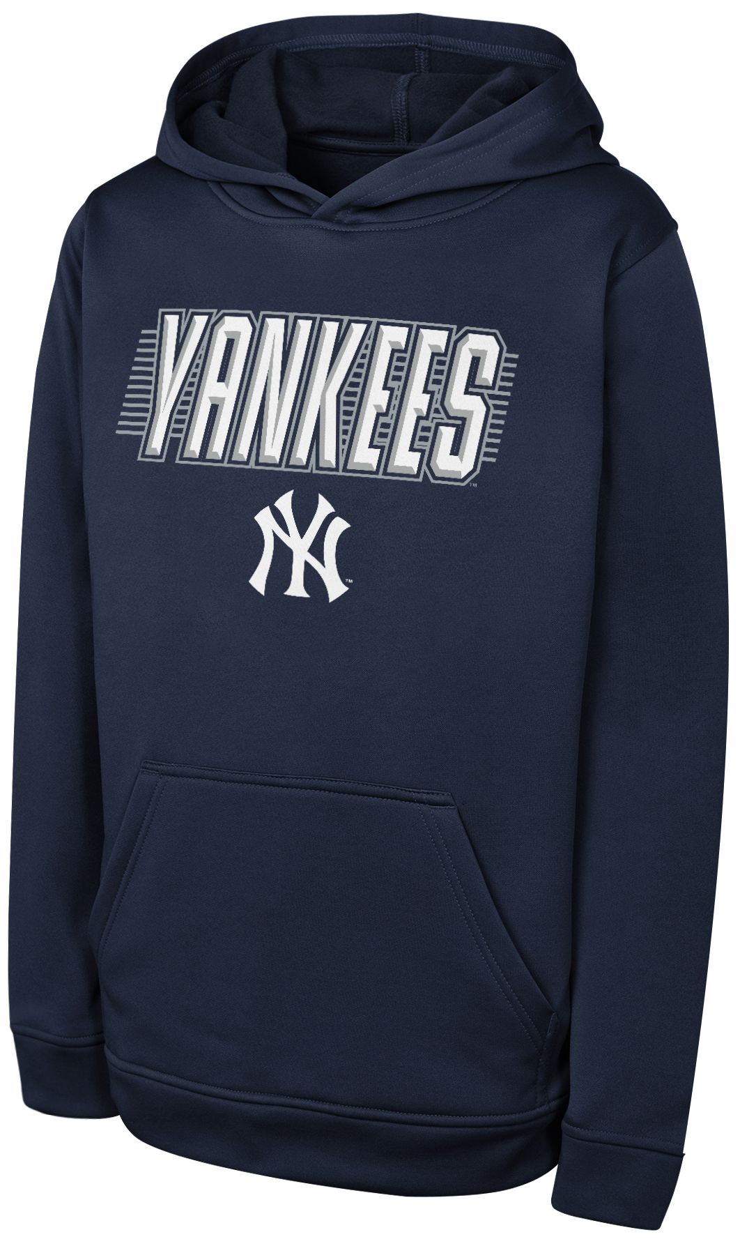 MLB Team Apparel Youth New York Yankees Sack Party Hoodie