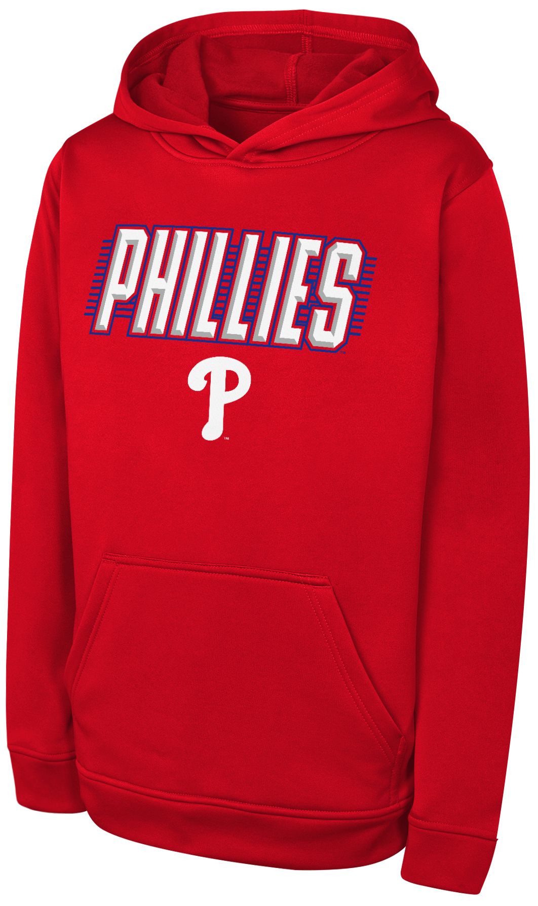 MLB Team Apparel Youth Philadelphia Phillies Sack Party Hoodie