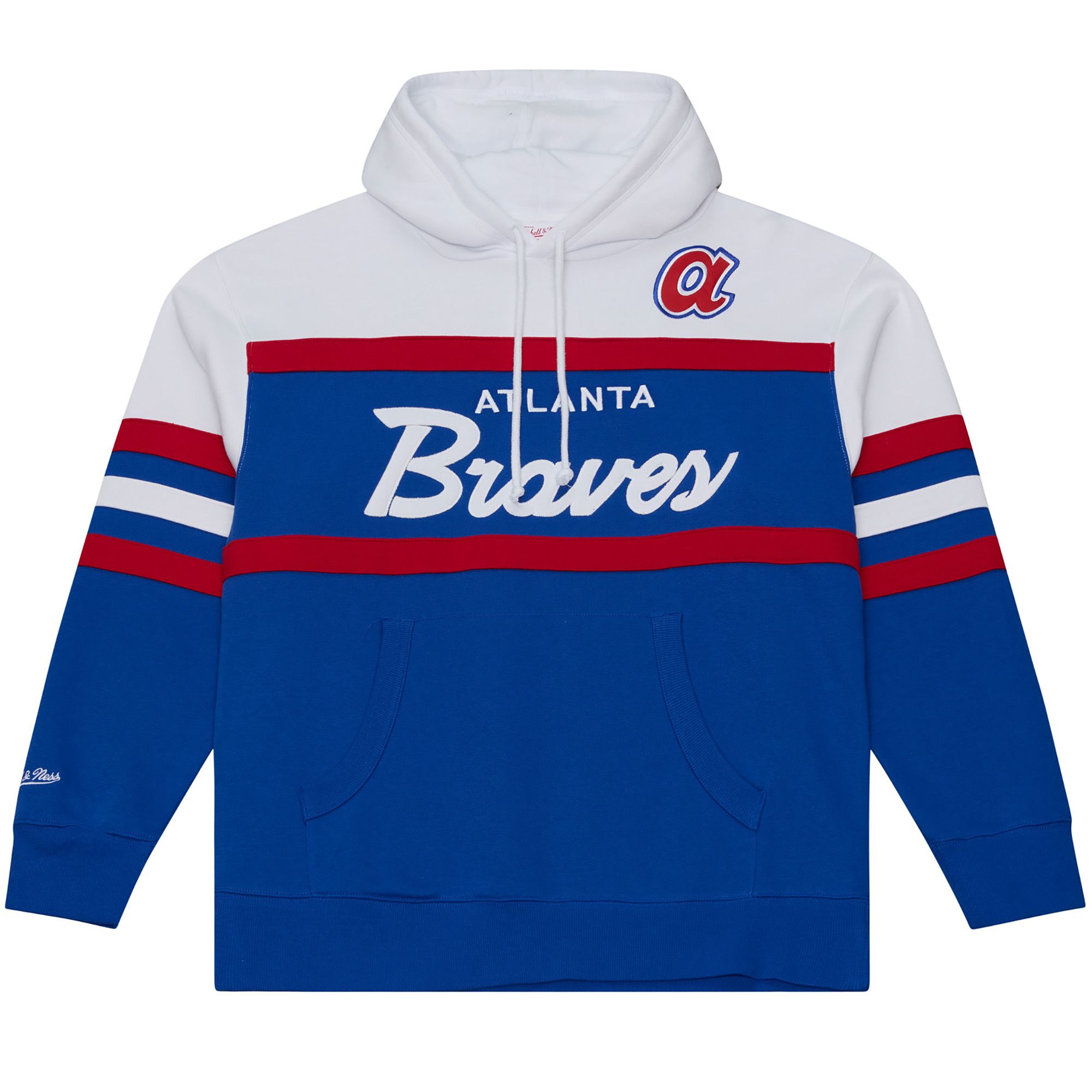 Mitchell & Ness Men's Atlanta Braves Royal Head Coach Hoodie