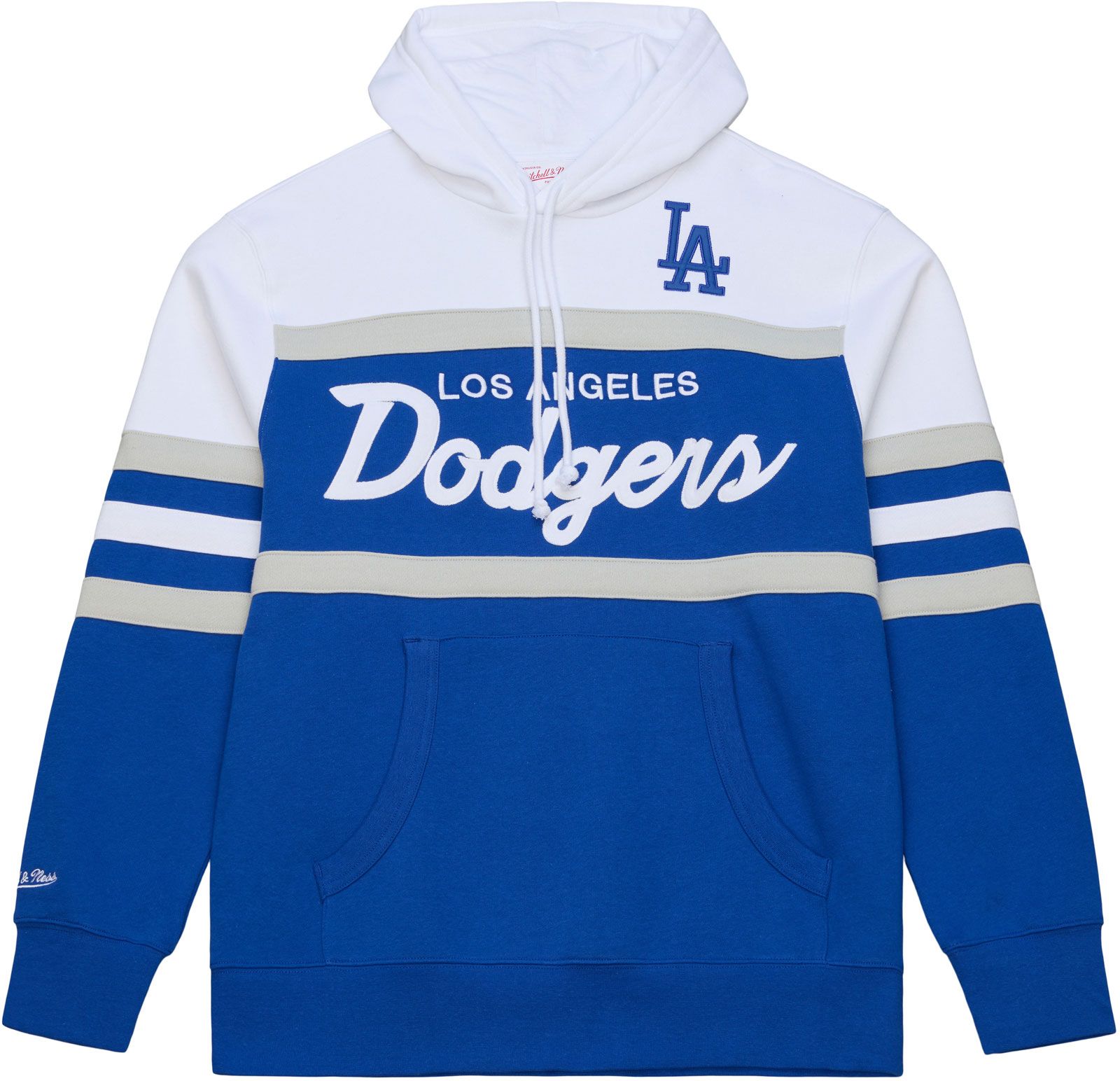Mitchell & Ness Men's Los Angeles Dodgers Royal Head Coach Hoodie