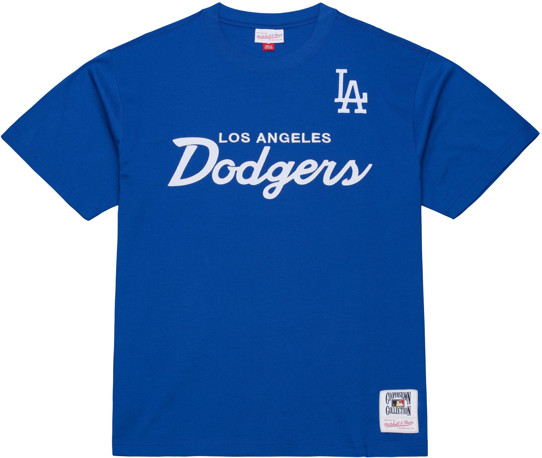 Mitchell &amp; Ness Men's Los Angeles Dodgers Royal Head Coach T-Shirt