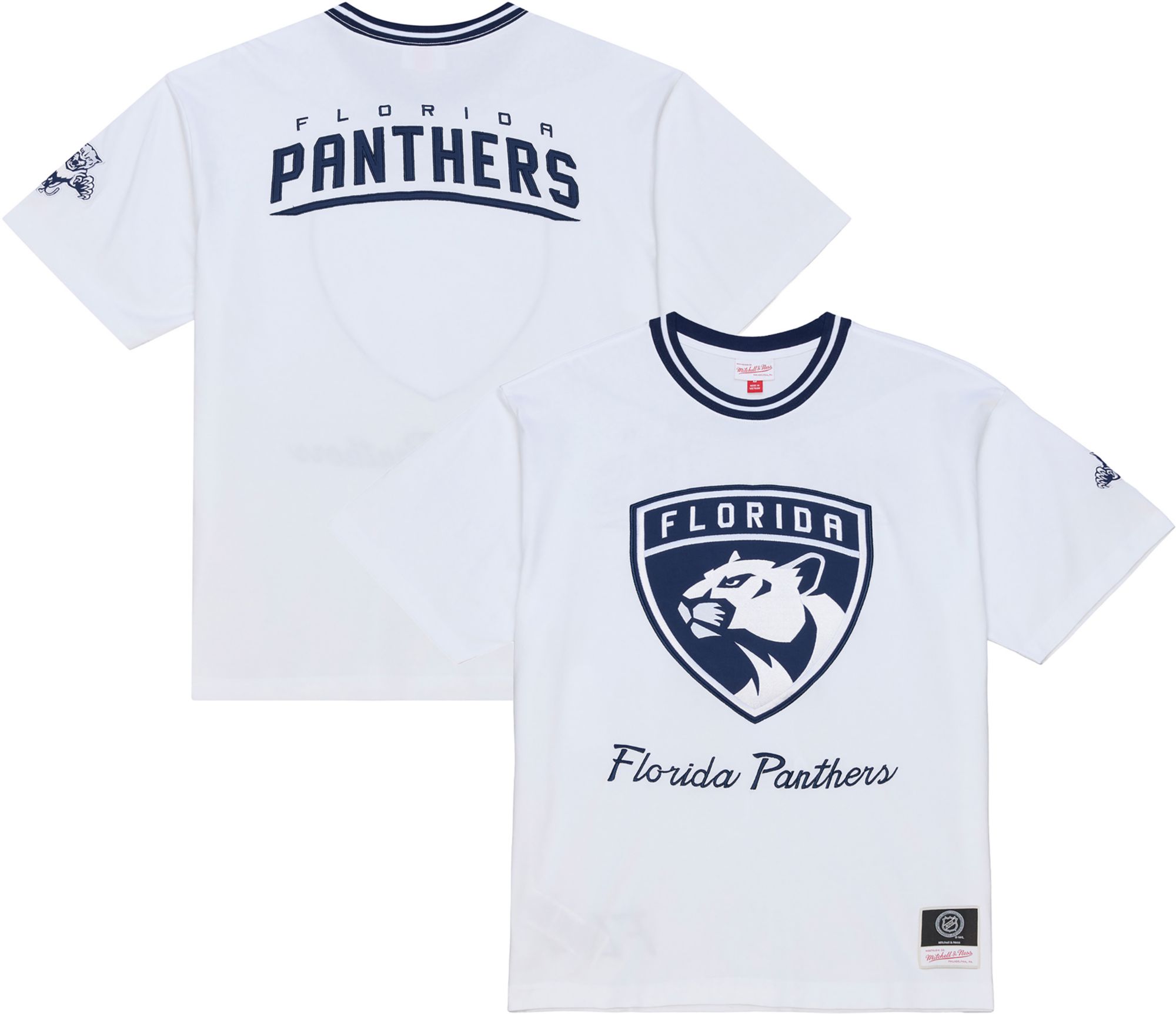 Mitchell & Ness Men's Florida Panthers White Arctic T-Shirt