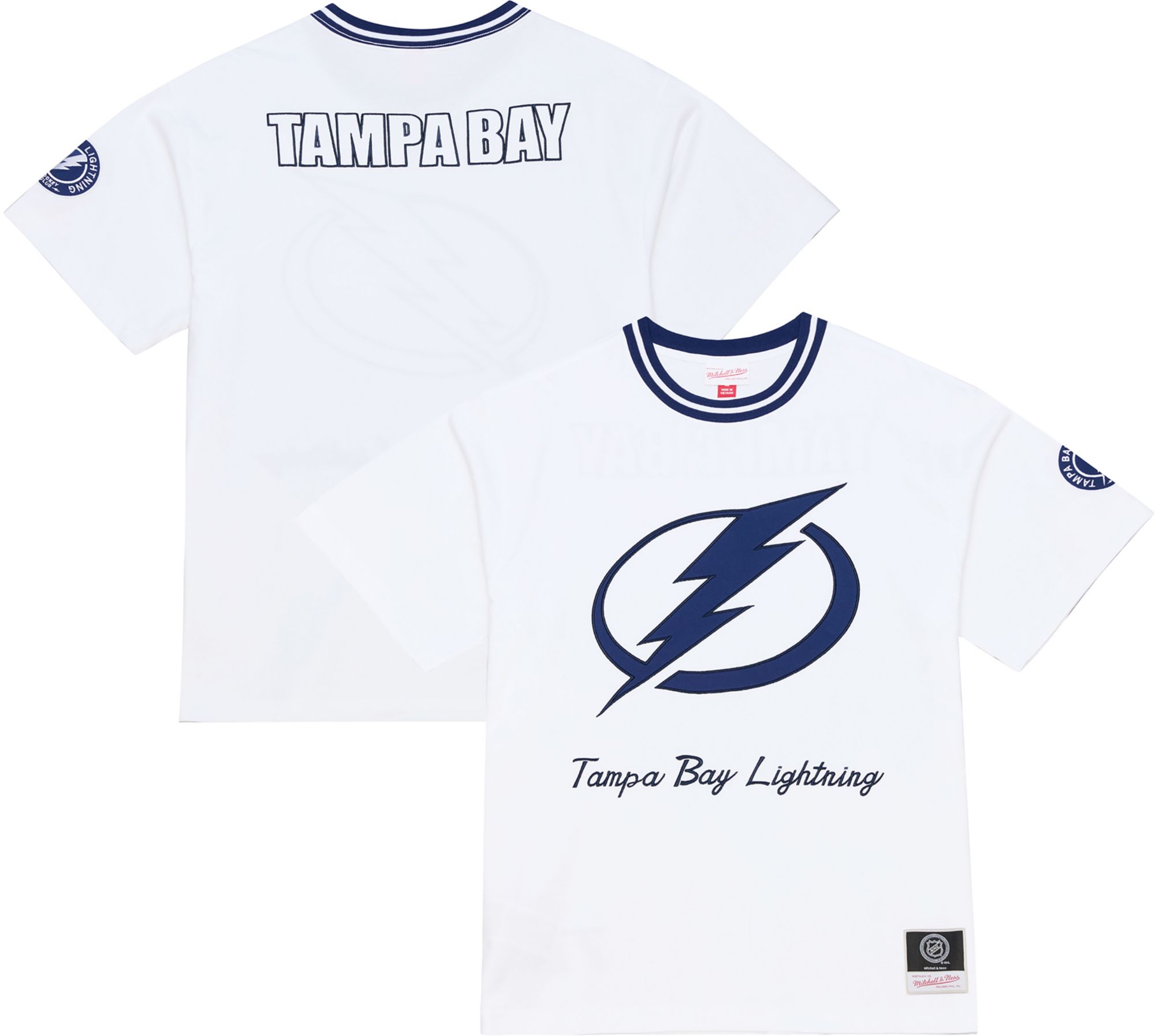 Mitchell & Ness Men's Tampa Bay Lightning White Arctic T-Shirt