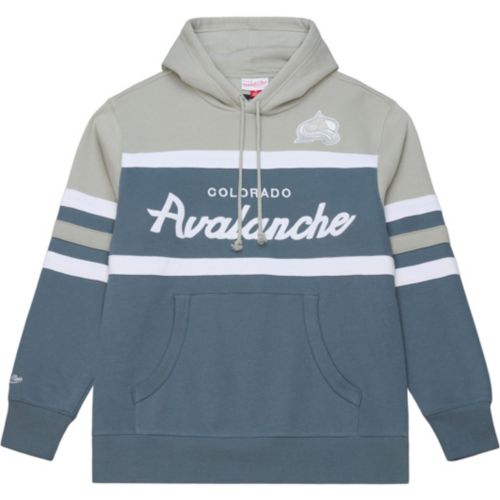 Mitchell & Ness Men's Colorado Avalanche Navy Logo 1/4 Zip