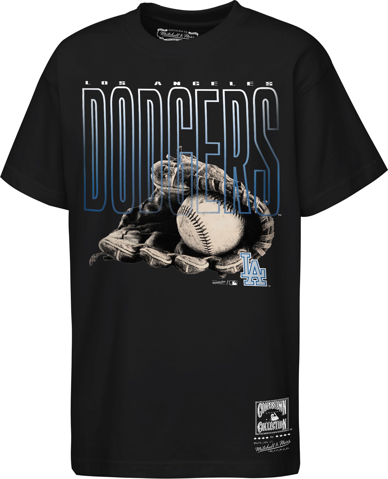 Mitchell & Ness Youth Los Angeles Dodgers Black Fly Ball T-Shirt