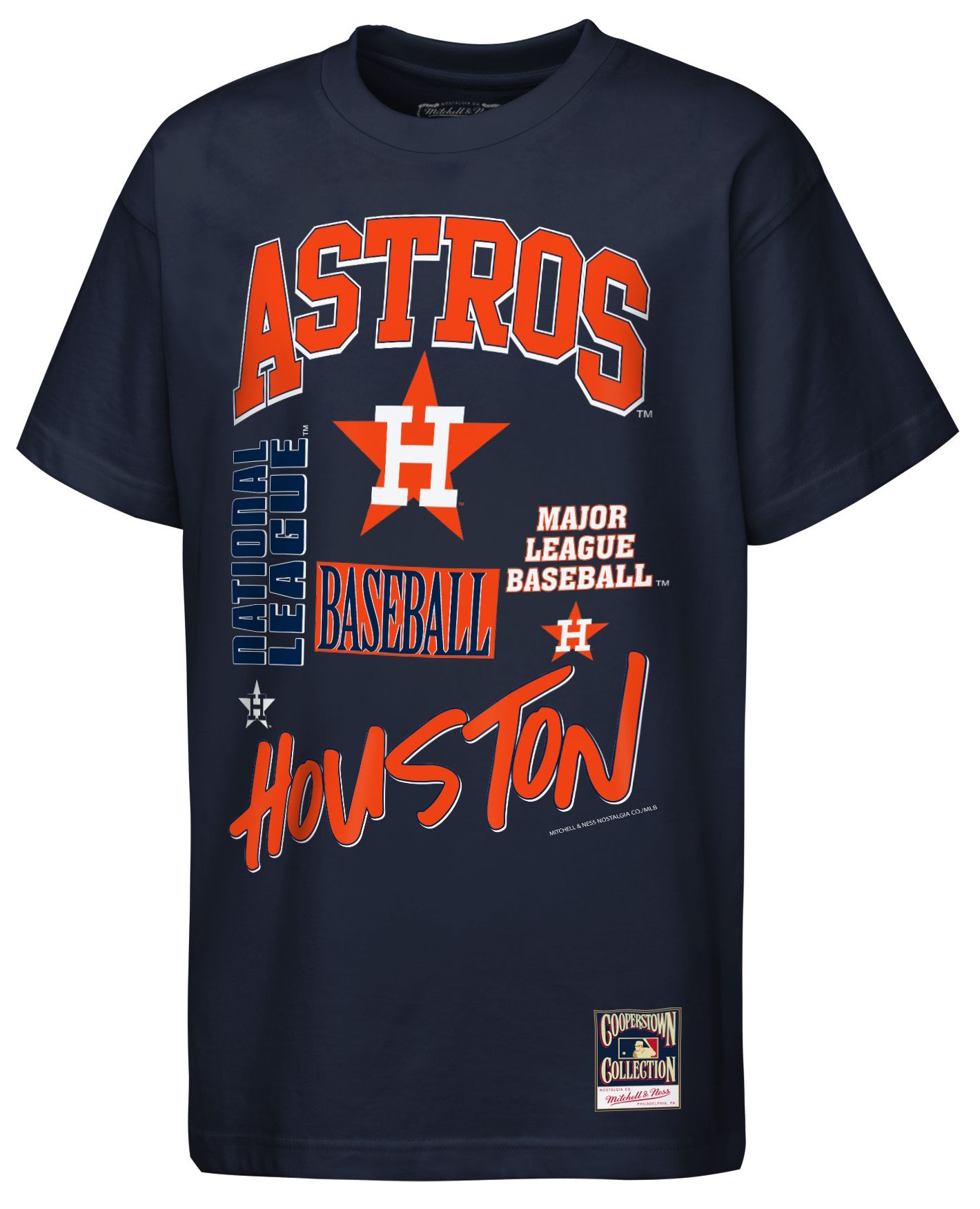 Mitchell & Ness Youth Houston Astros Navy Bring It On T-Shirt