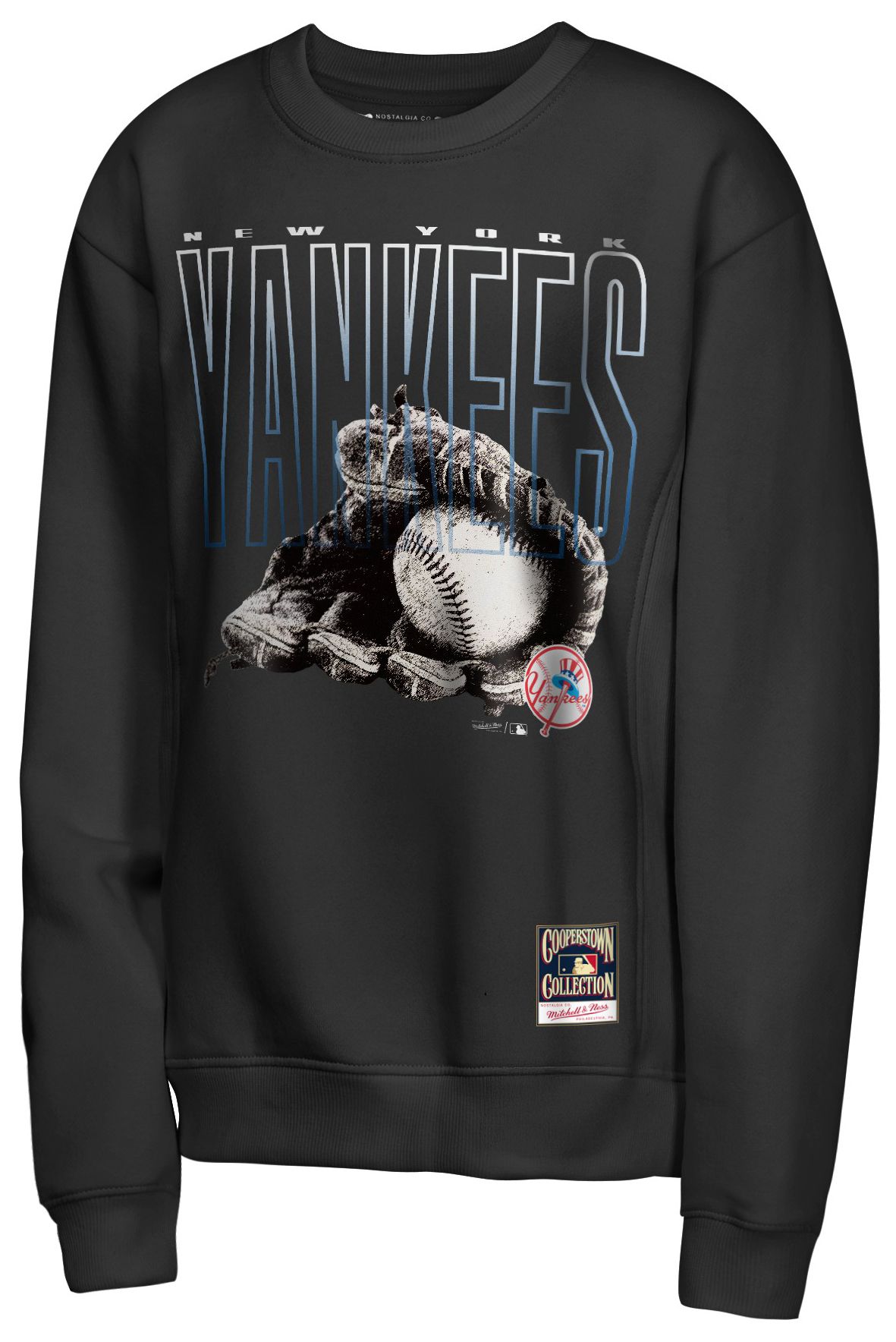 Mitchell & Ness Youth New York Yankees Black Fly Ball T-Shirt