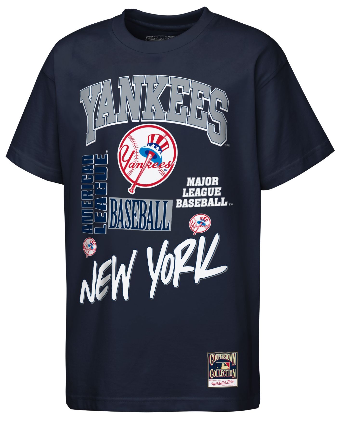 Mitchell & Ness Youth New York Yankees Navy Bring It On T-Shirt