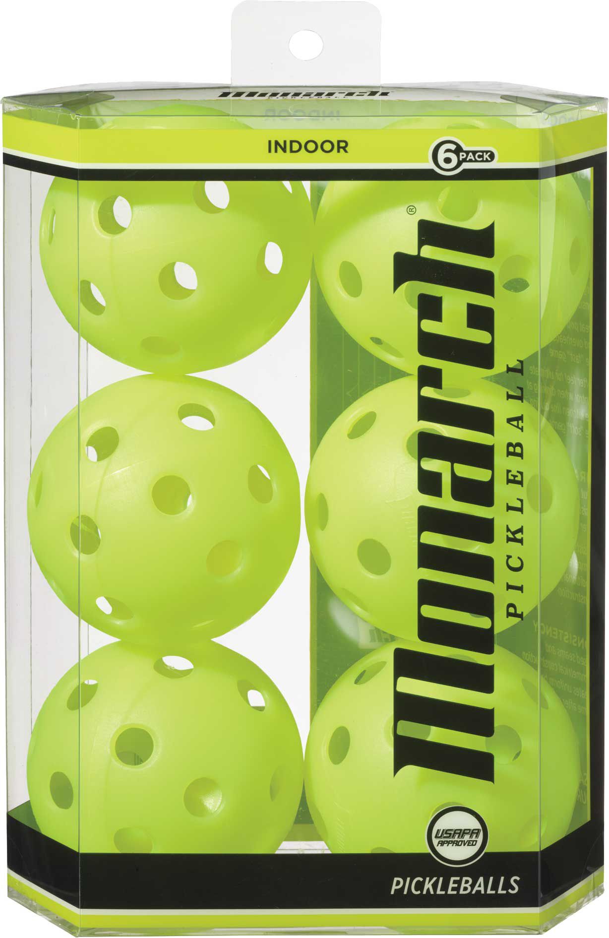 Monarch 2026 Indoor Pickleballs 6-Pack