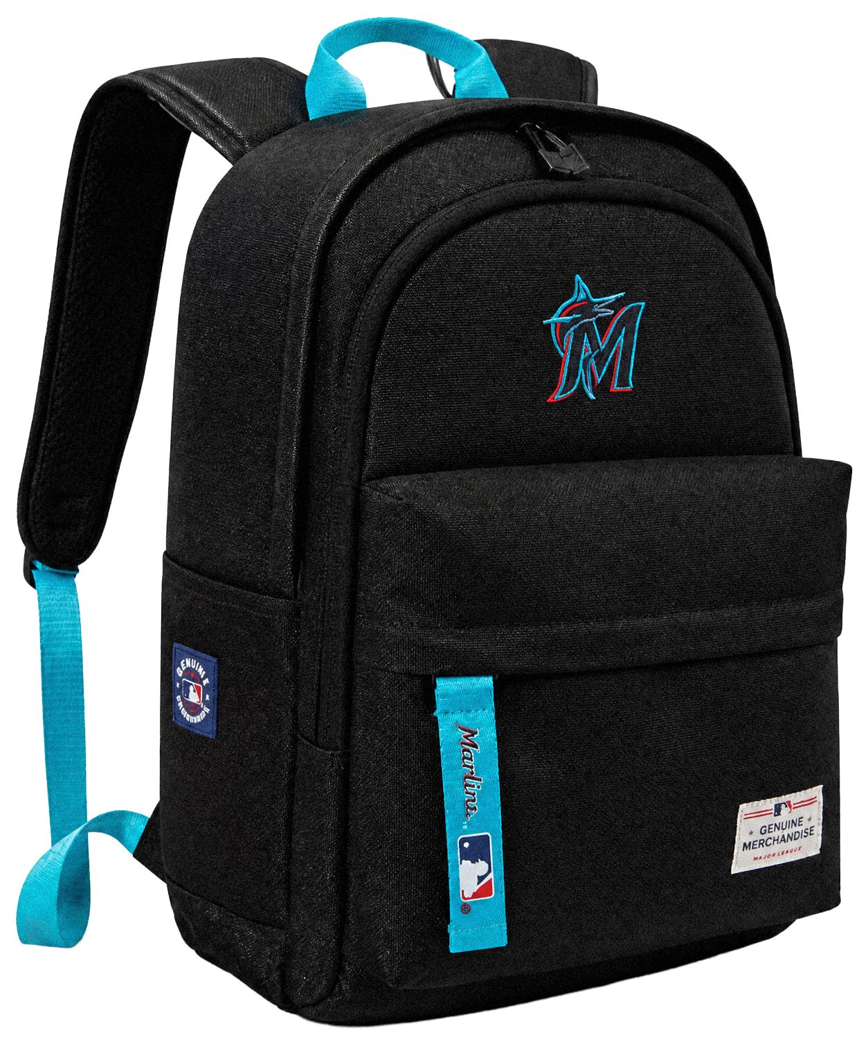 Montana West Miami Marlins Black Backpack