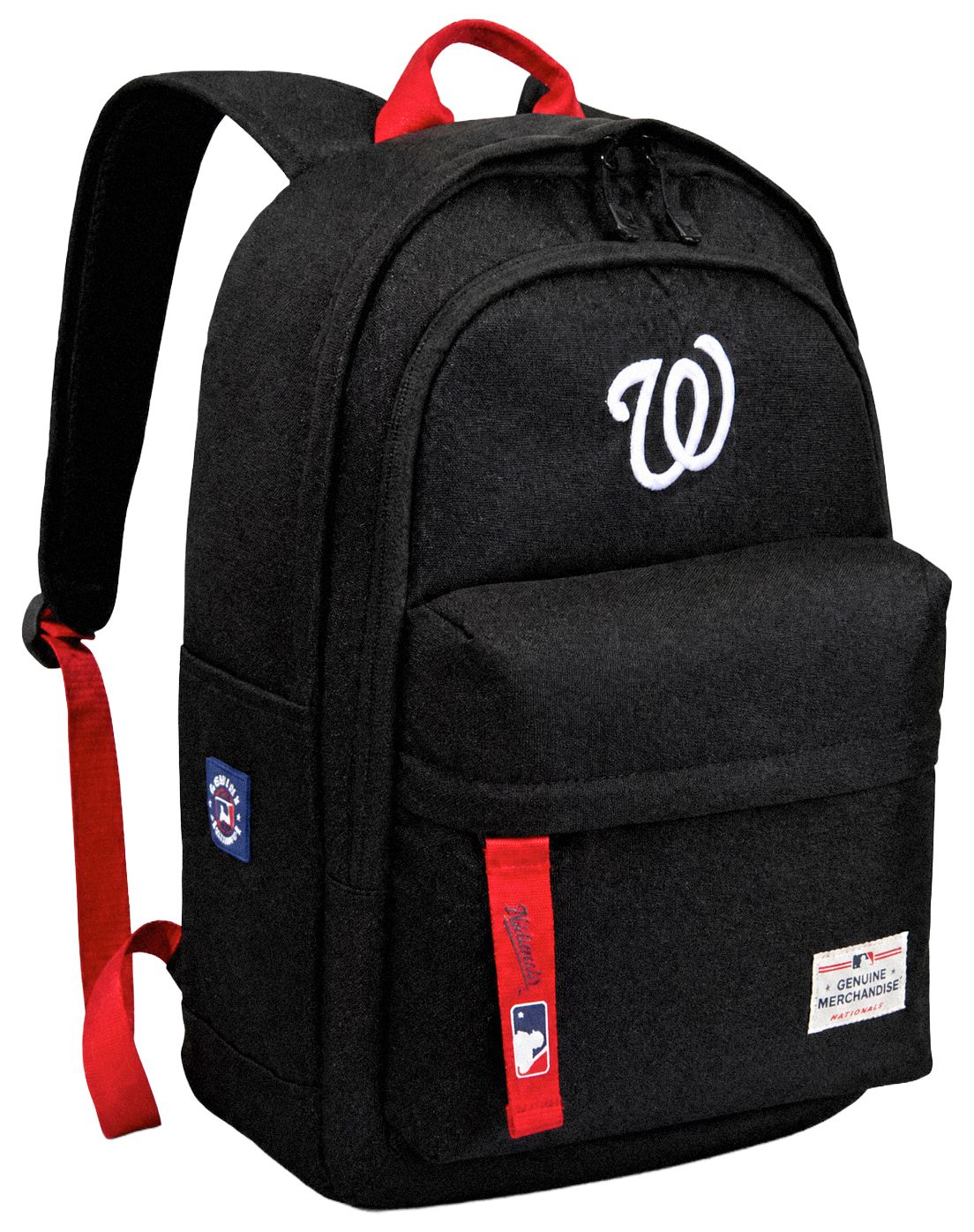Montana West Washington Nationals Black Backpack