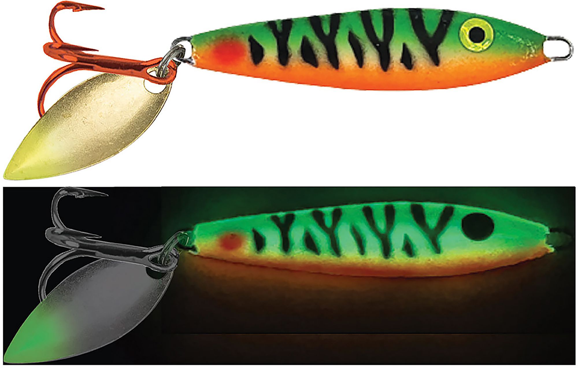 Moonshine Two-Faced Spoon Glow 1/8 oz. Lure