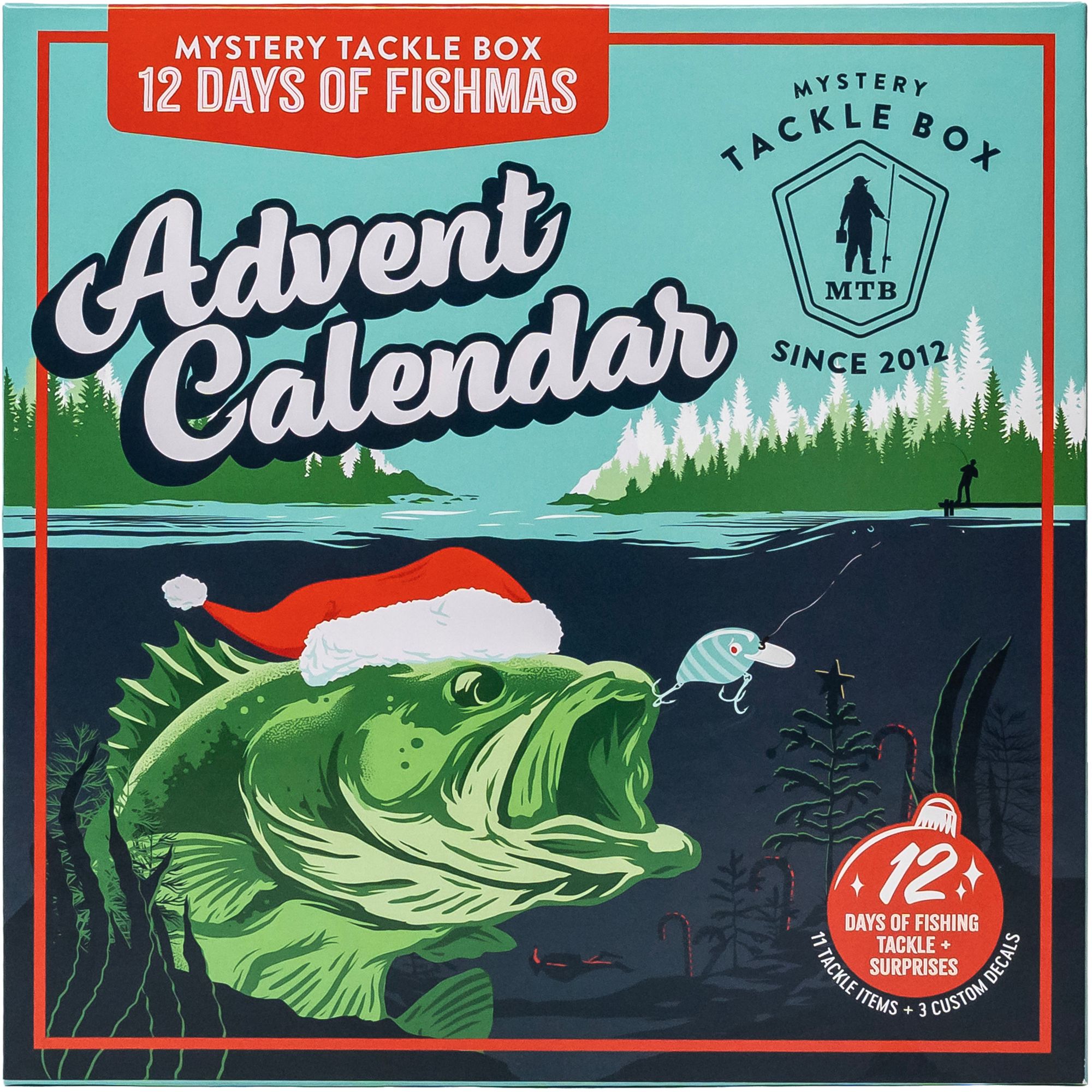 Mystery Tackle Box 12 Days of Fishmas Advent Calendar