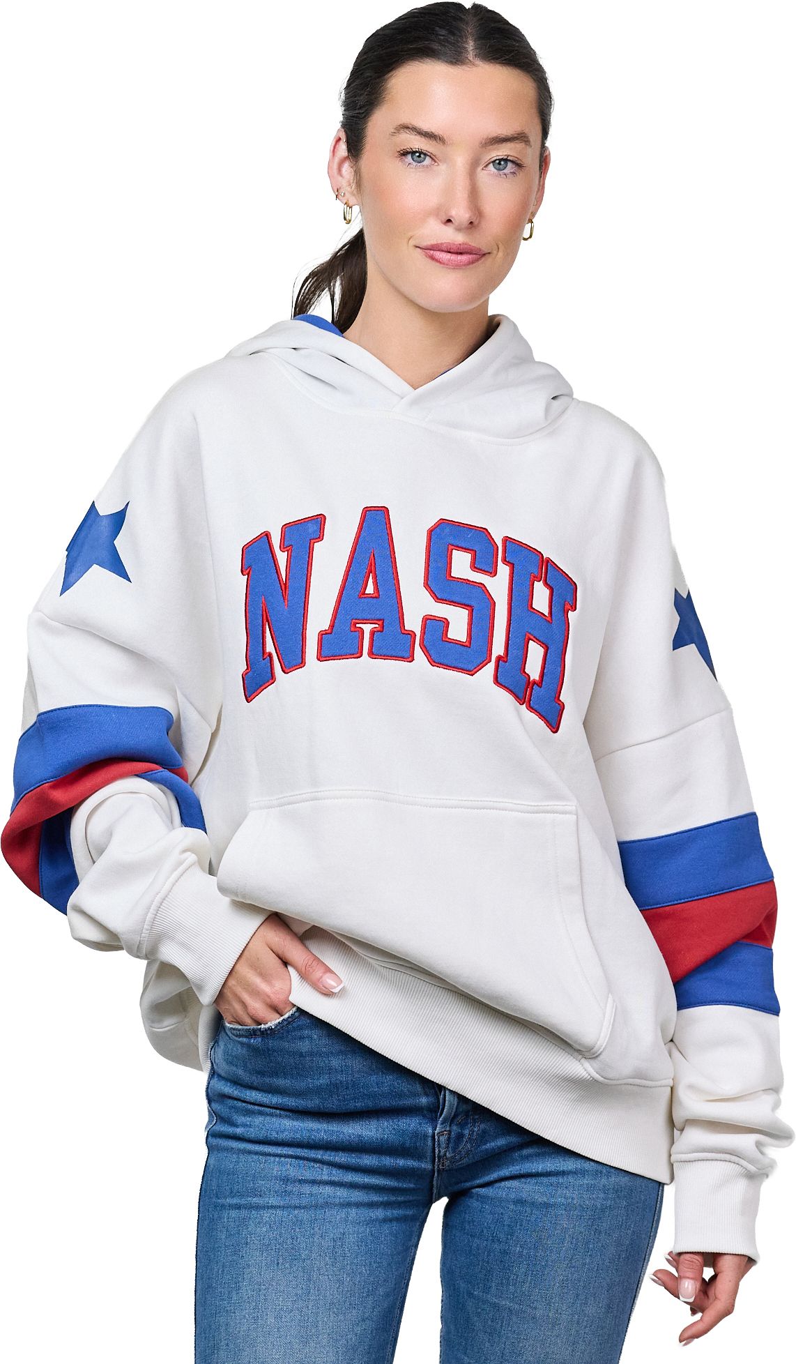 Nash Adult Nashville White Pullover Hoodie