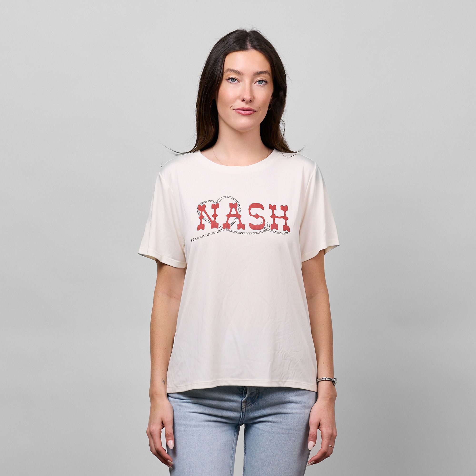 Nash Adult Nashville Tan Rodeo Lasso T-Shirt