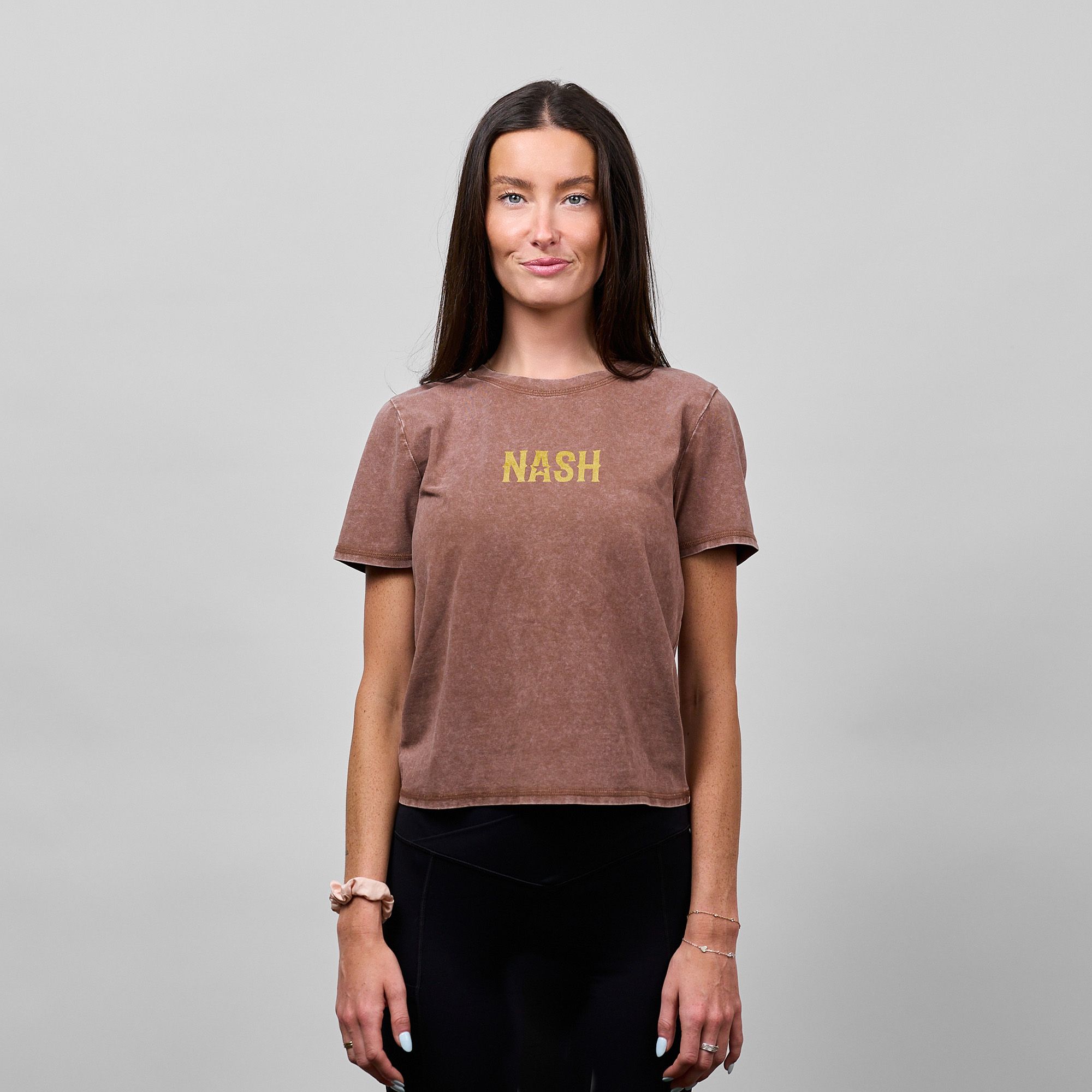 Nash Women's Nashville Brown Star Fitted T-Shirt