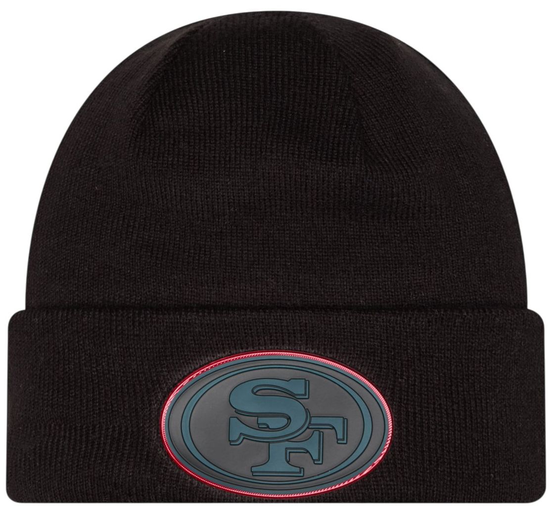 New Era Adult San Francisco 49ers Chrome Knit Hat