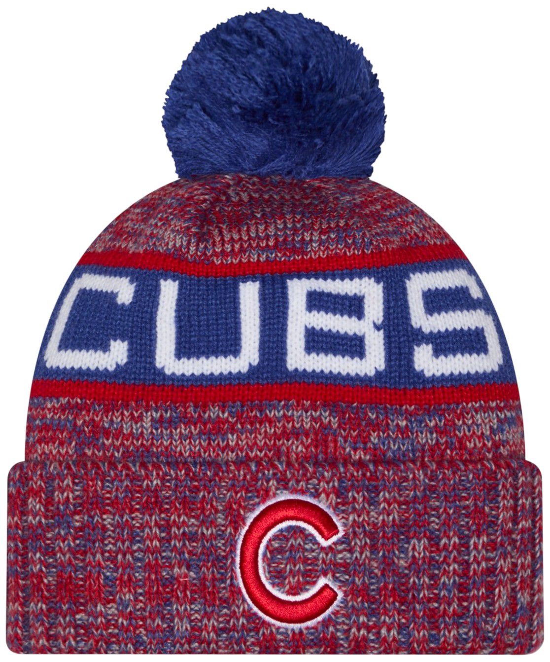 New Era Adult Chicago Cubs Tricolor Knit Hat