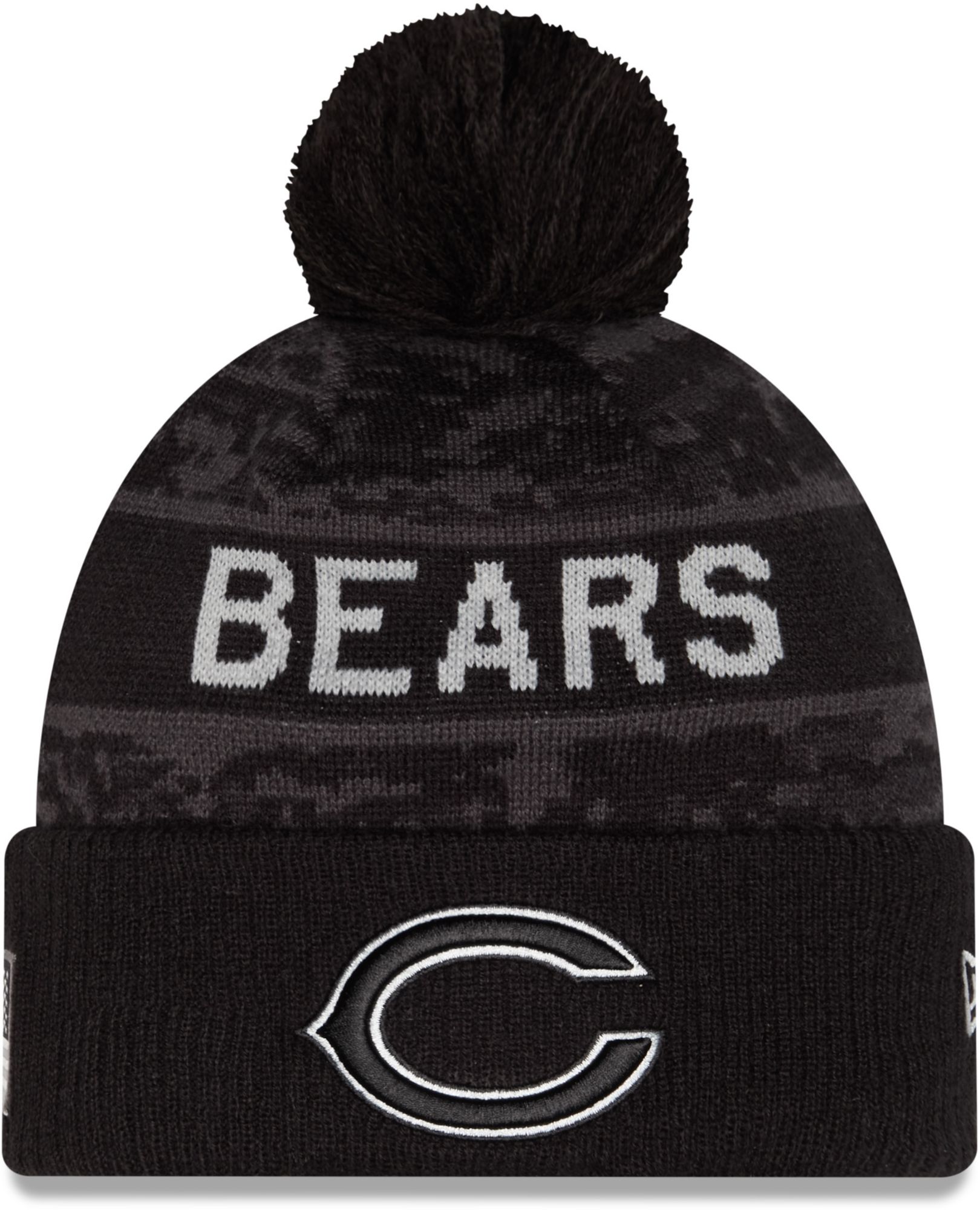 New Era Adult Chicago Bears Salute To Service 2026 Sideline Knit Beanie