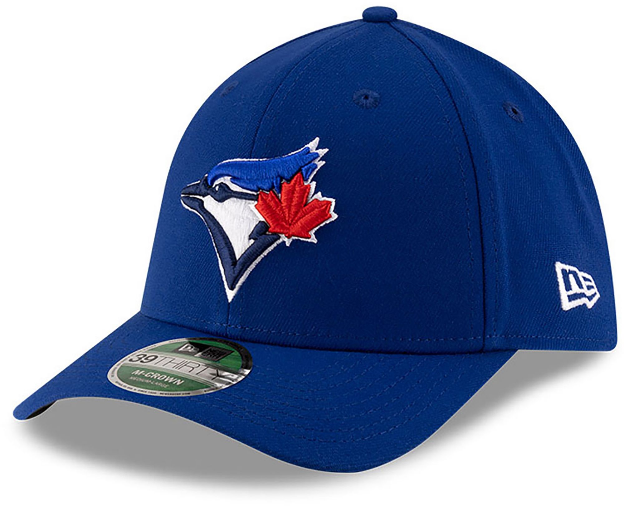 New Era Adult Toronto Blue Jays Blue Player Replica 39Thirty Stretch Fit Hat
