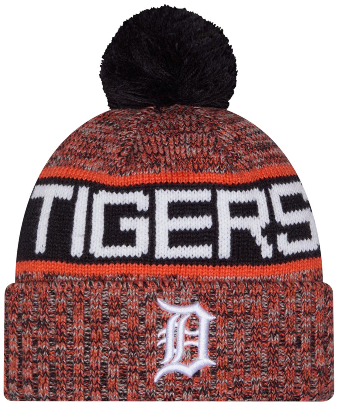 New Era Adult Detroit Tigers Tricolor Knit Hat