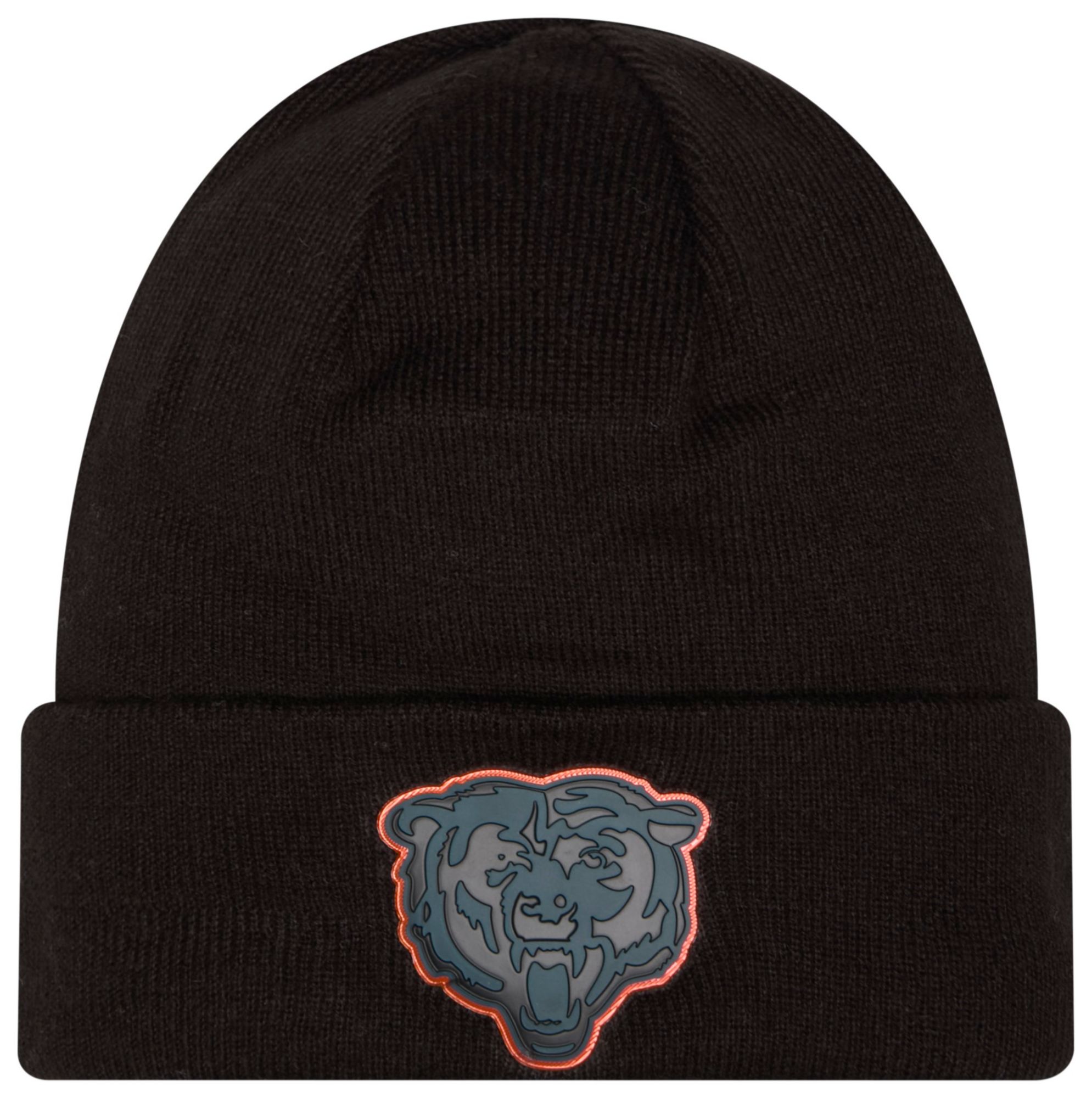 New Era Adult Chicago Bears Chrome Knit Hat