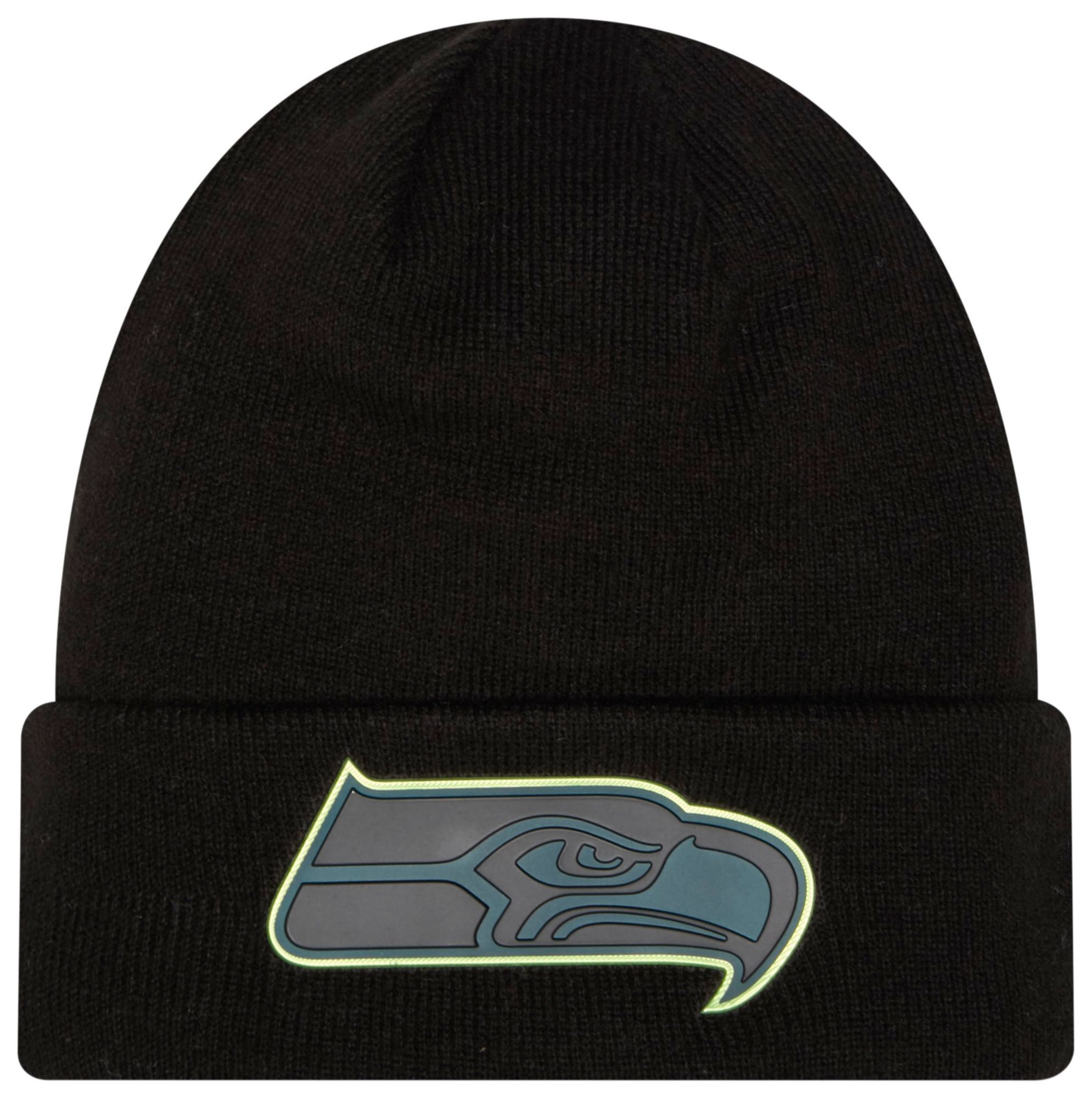 New Era Adult Seattle Seahawks Chrome Knit Hat