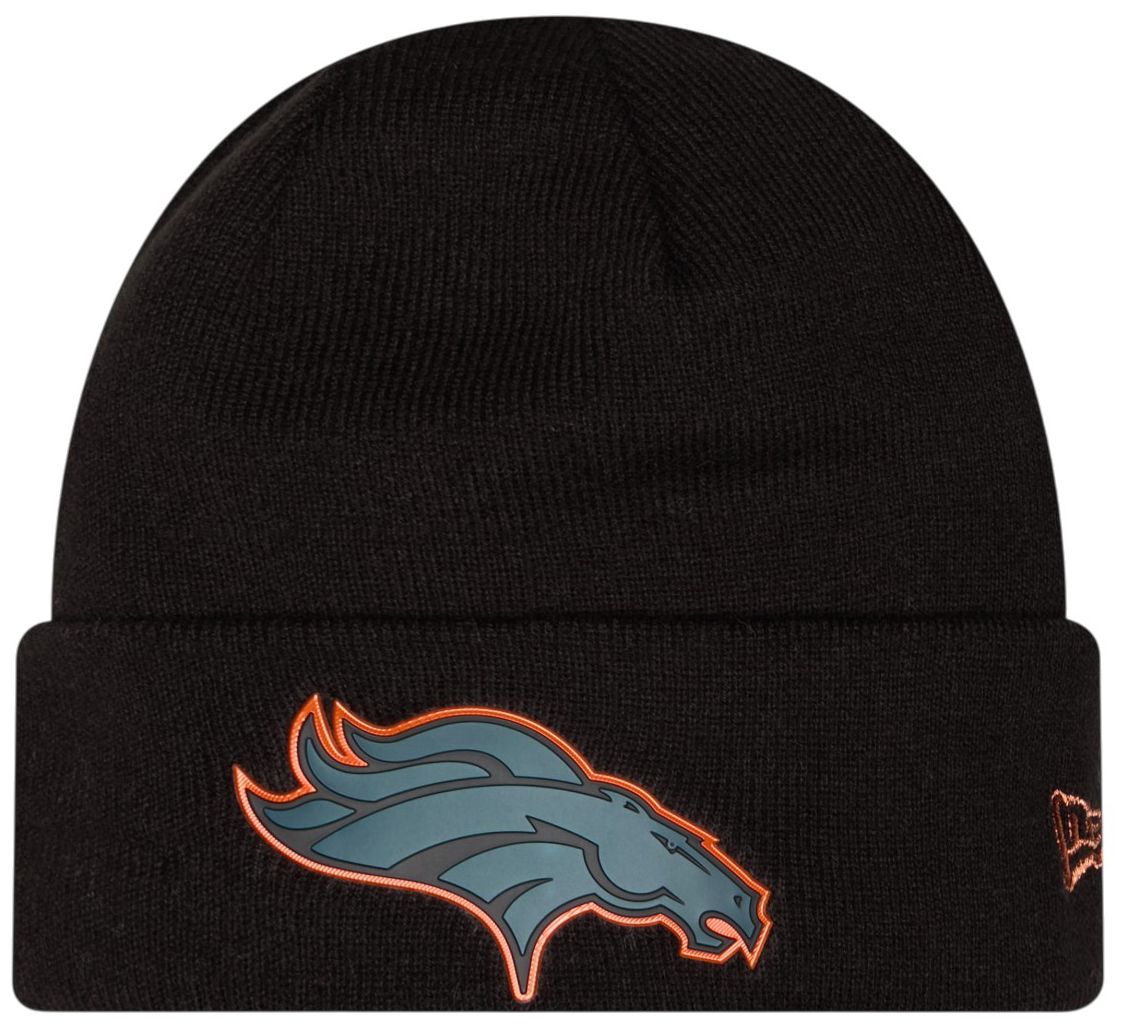 New Era Adult Denver Broncos Chrome Knit Hat