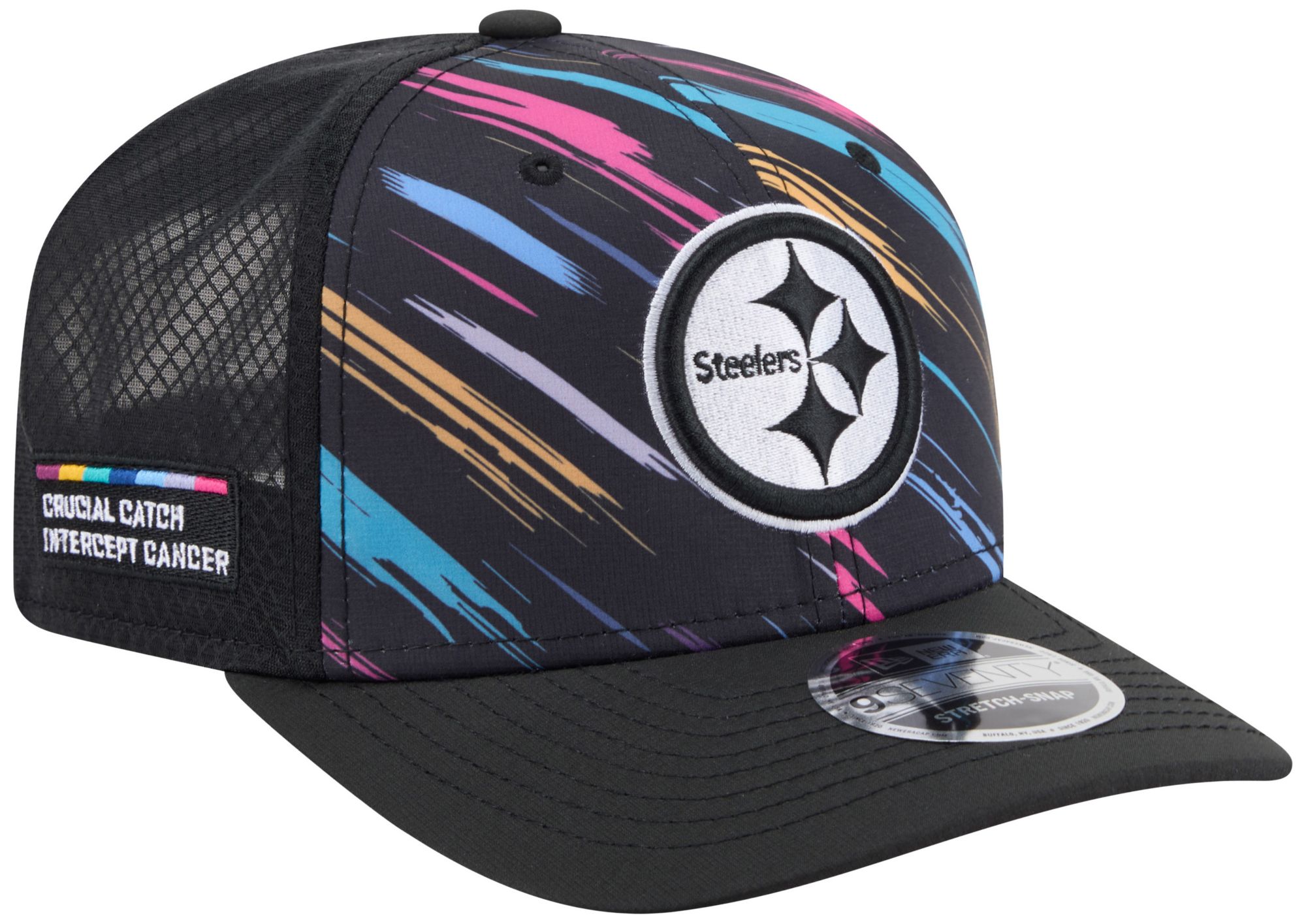 New Era Adult Pittsburgh Steelers Crucial Catch 9Seventy Adjustable Hat