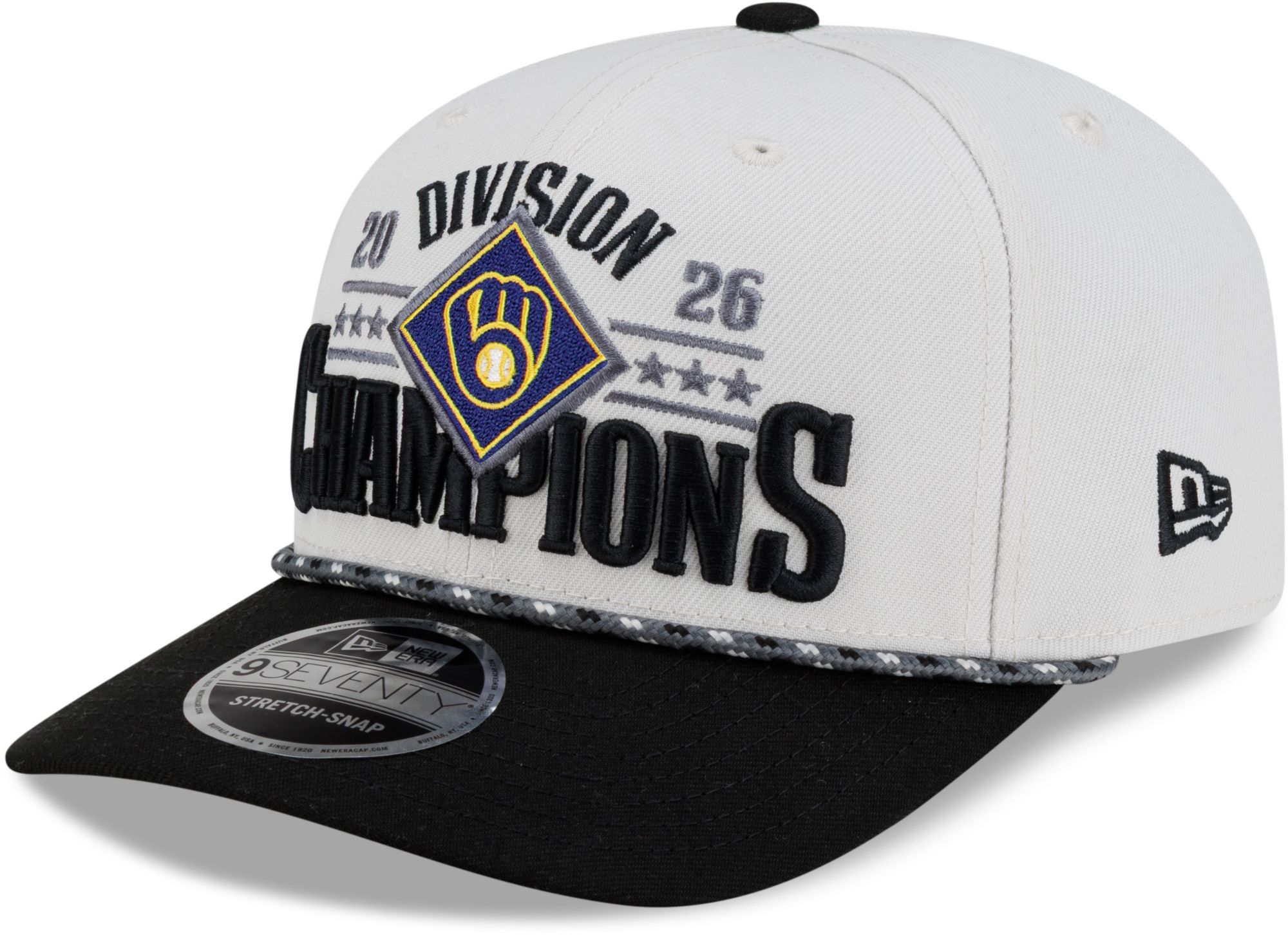 New Era Adult Milwaukee Brewers Division Champs 2026 9Seventy Adjustable Hat