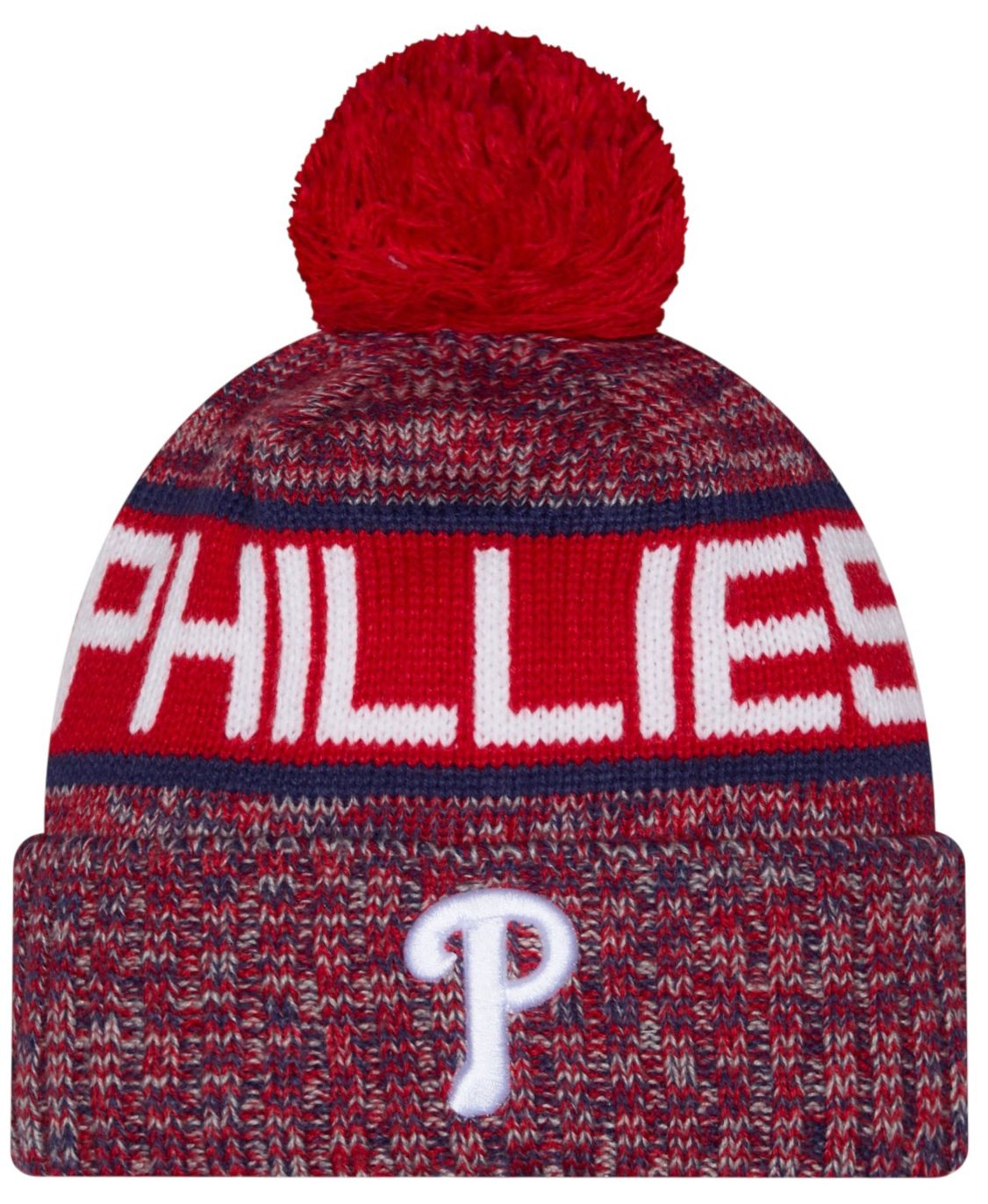 New Era Adult Philadelphia Phillies Tricolor Knit Hat