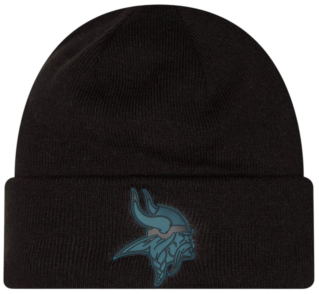 New Era Adult Minnesota Vikings Chrome Knit Hat