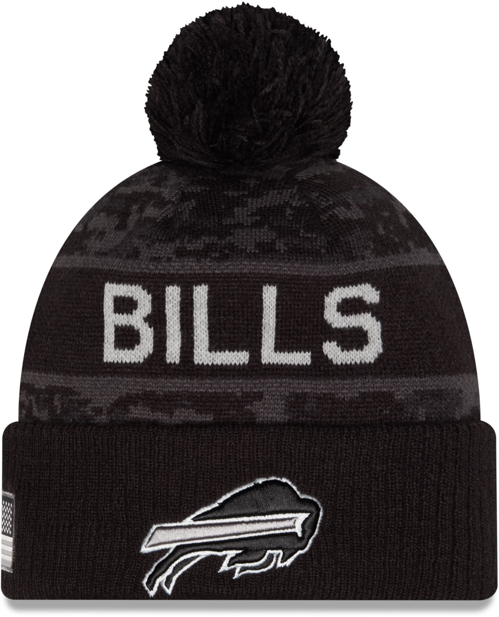 New Era Adult Buffalo Bills Salute To Service 2026 Sideline Knit Beanie