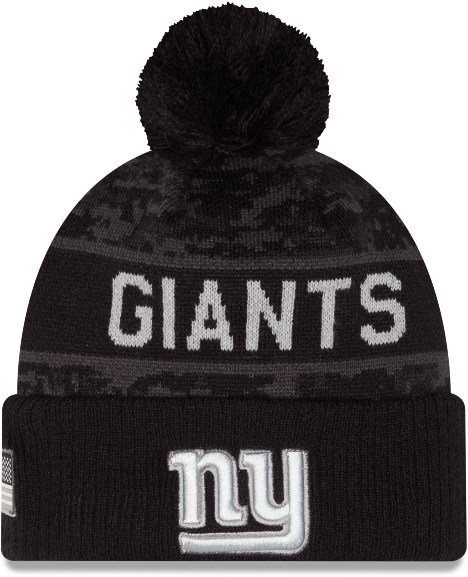 New Era Adult New York Giants Salute To Service 2026 Sideline Knit Beanie