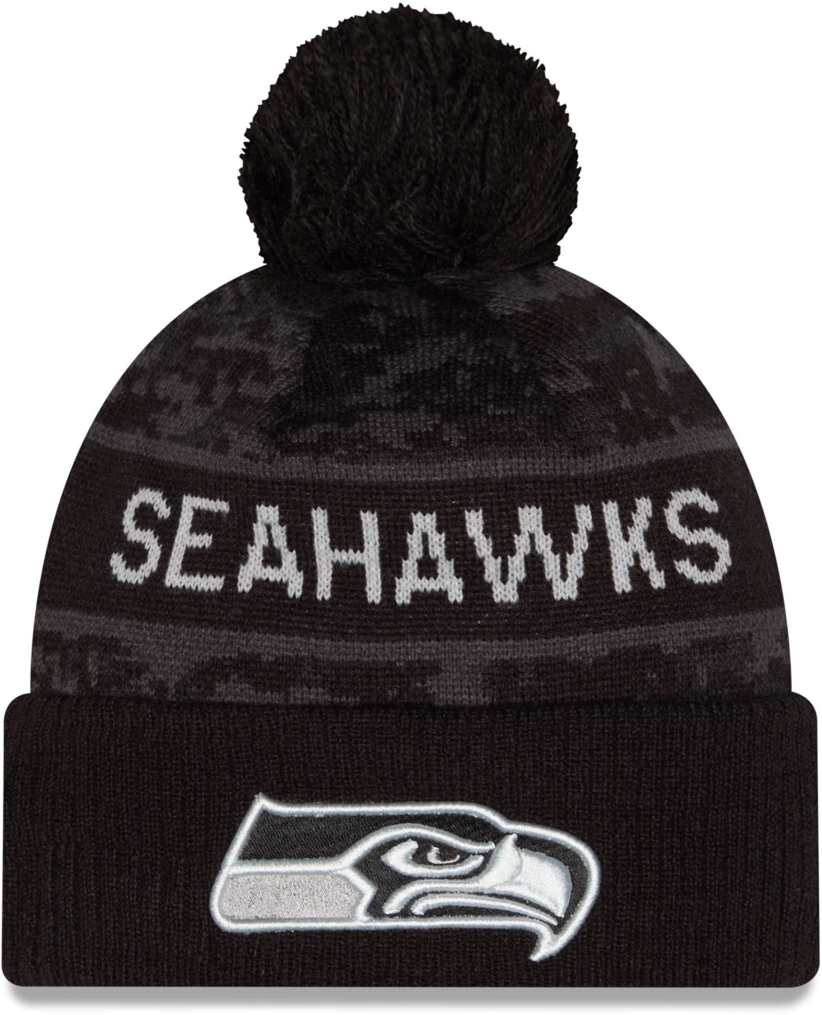 New Era Adult Seattle Seahawks Salute To Service 2026 Sideline Knit Beanie