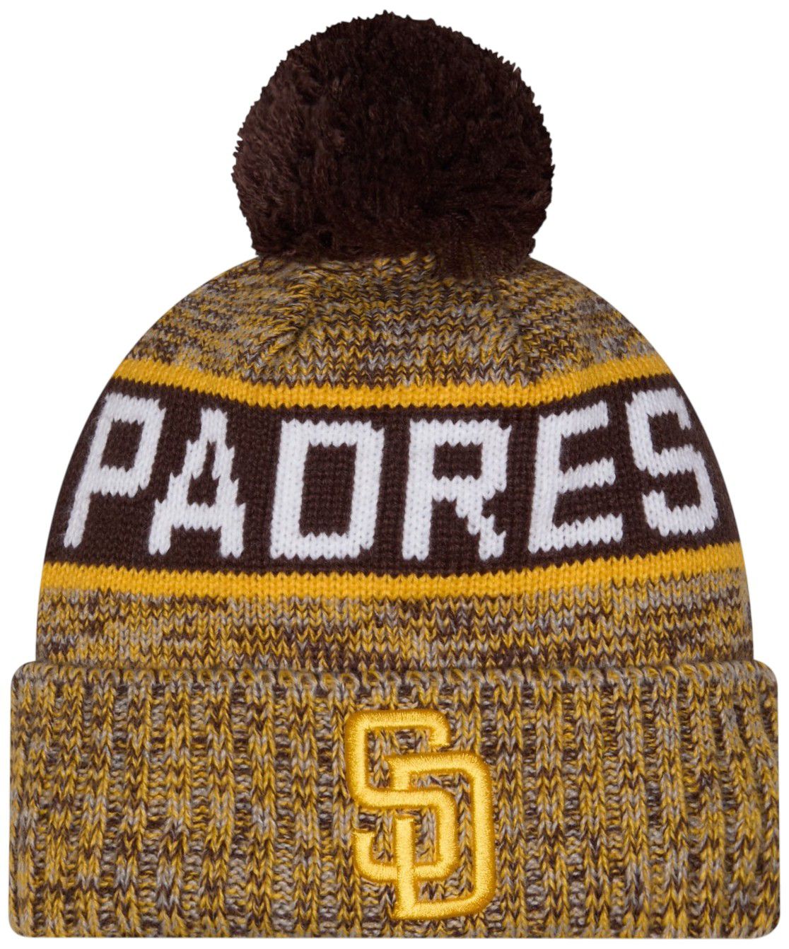 New Era Adult San Diego Padres Tricolor Knit Hat