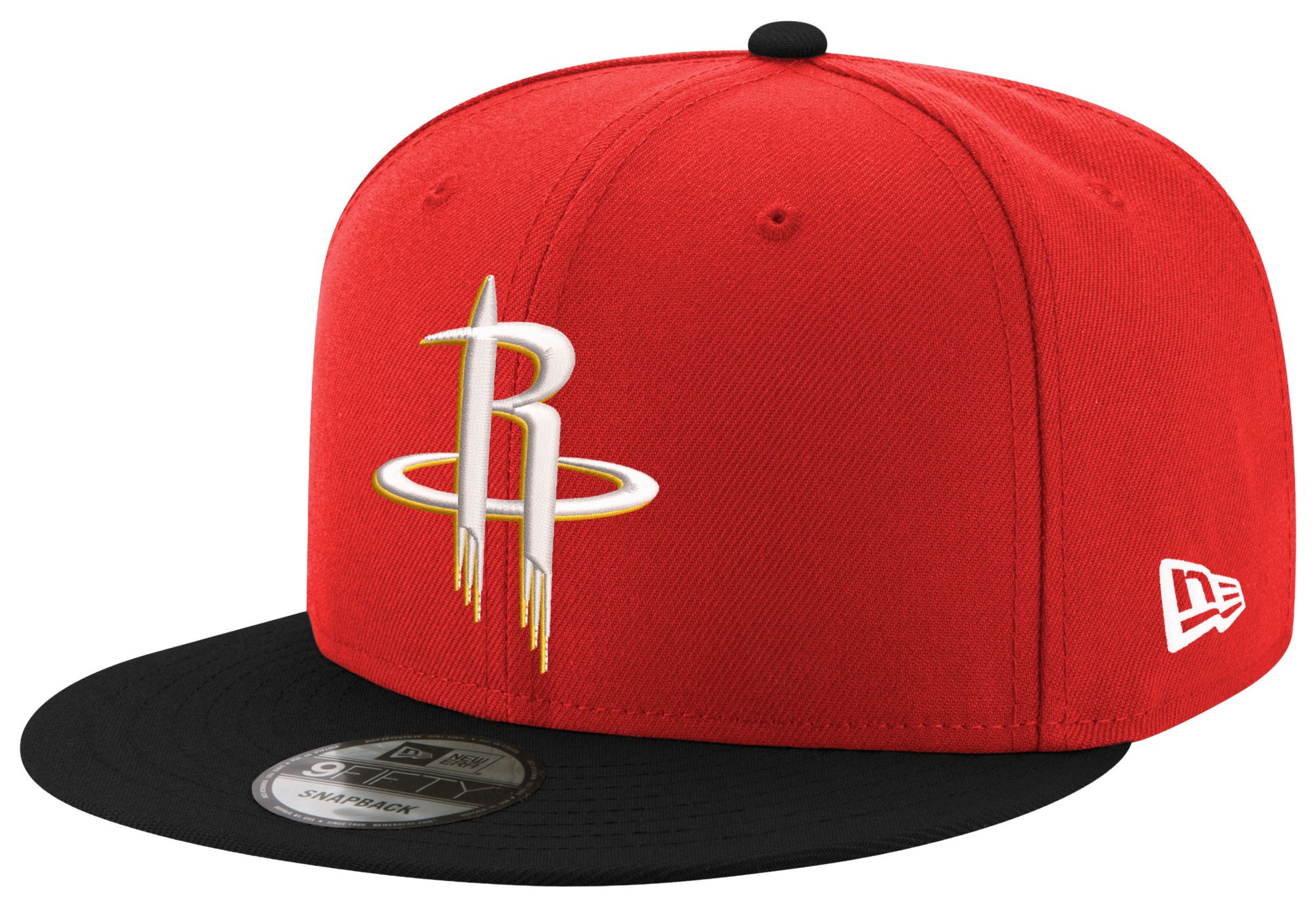 New Era Men's Houston Rockets 9FIFTY Snapback Structured-Fit Baseball Cap - Red, Black