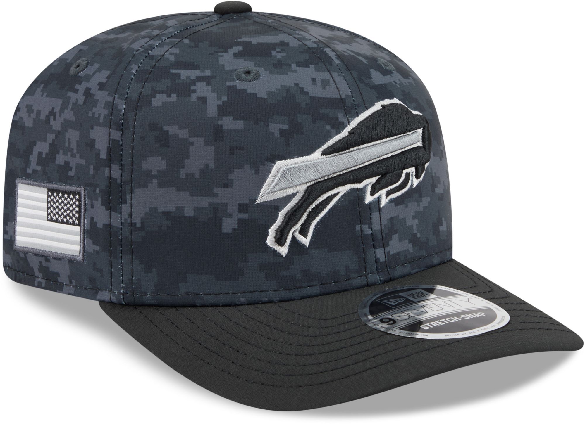 New Era Adult Buffalo Bills Salute To Service 2026 9Seventy Adjustable Stretch-Snap Hat
