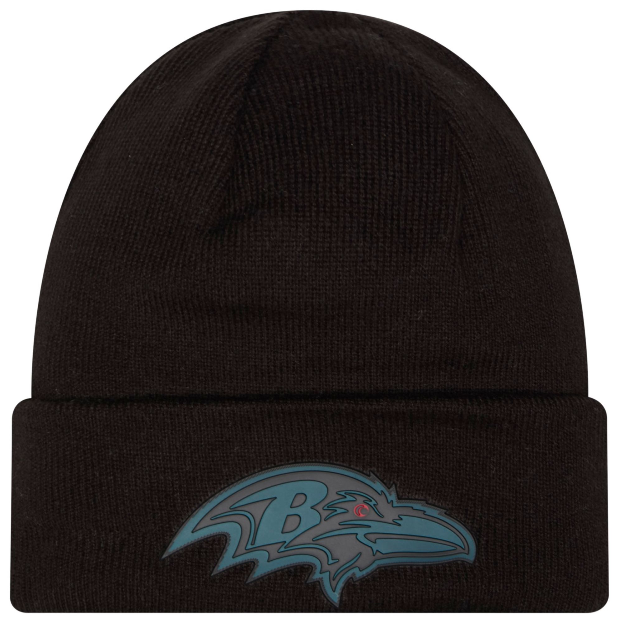 New Era Adult Baltimore Ravens Chrome Knit Hat